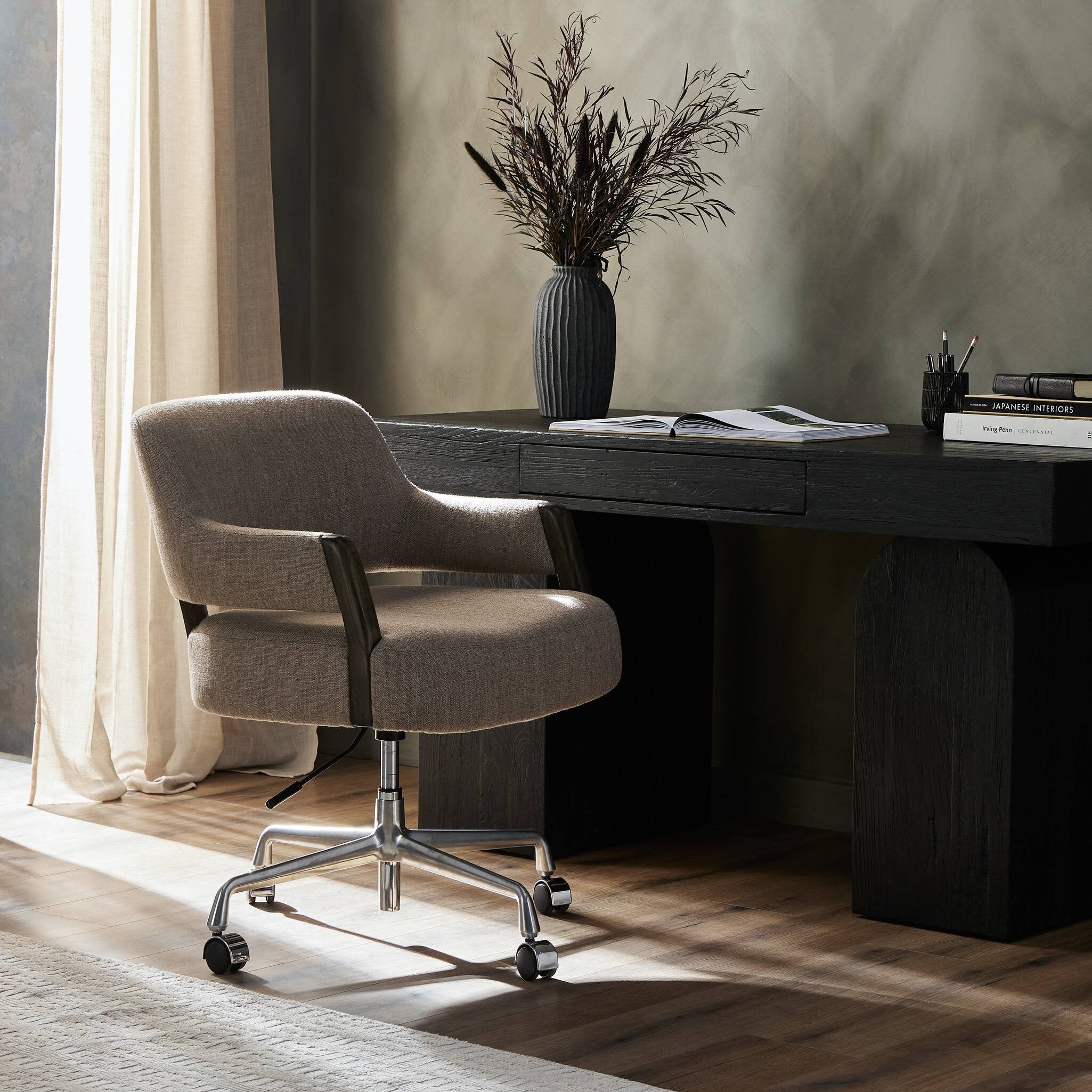 Henrik Desk Chair - Alcala Fawn Chairs Four Hands     Chairs,https://www.oldbonesco.com,Mid Century Furniture, Furniture Sale, Old Bones Co, Mid Century Sale, Four Hands Furniture, Sale,Gus, Sale,Perigold Henrik Desk Chair - Alcala Fawn Chairs Sale, Perigold Sale Henrik Desk Chair - Alcala Fawn,Henrik Desk Chair - Alcala Fawn Lulu and Georgia,Burke Decor Sale Henrik Desk Chair - Alcala Fawn, open box furniture,Open Box Henrik Desk Chair - Alcala Fawn