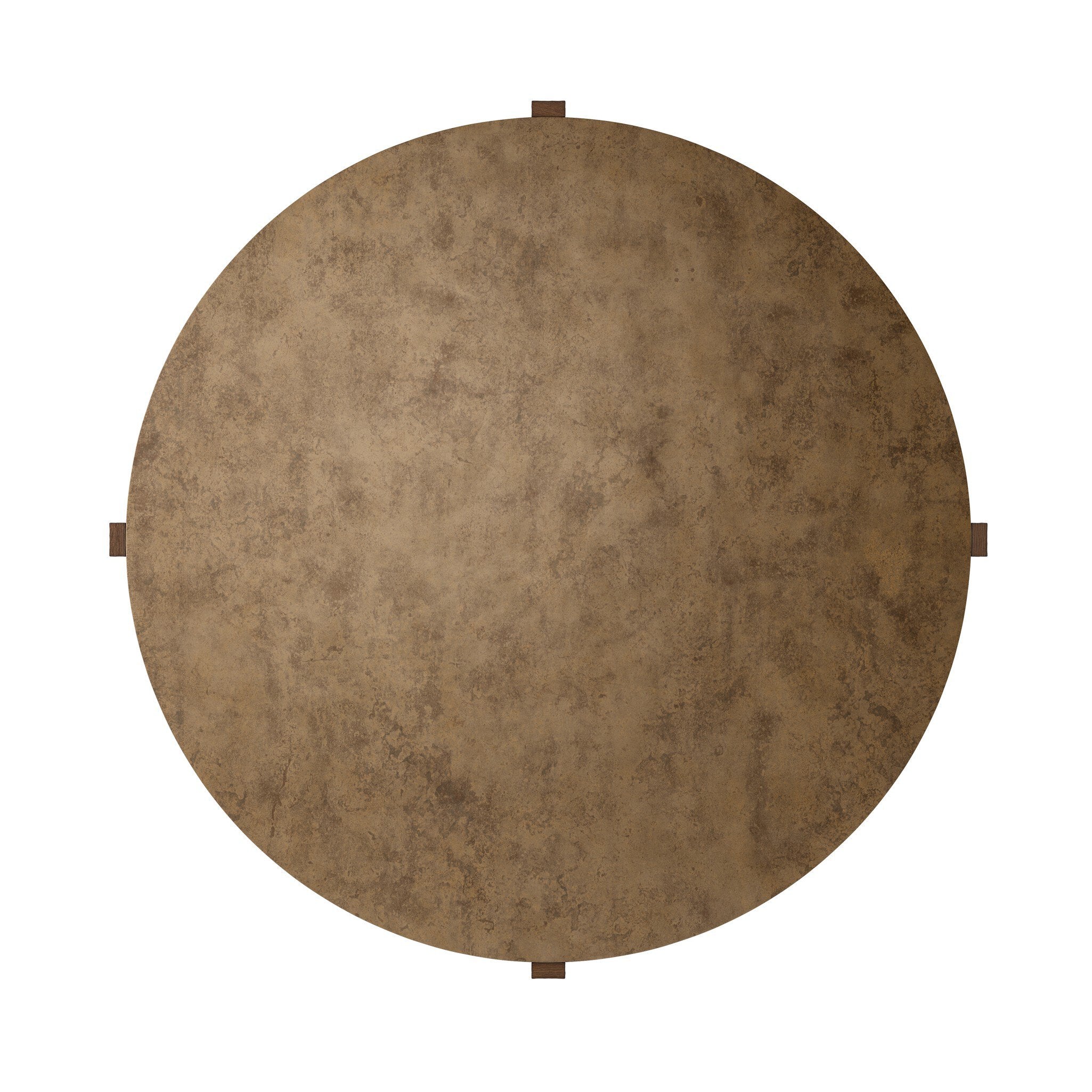 Bingham Coffee Table - Antiqued Brass Aluminum