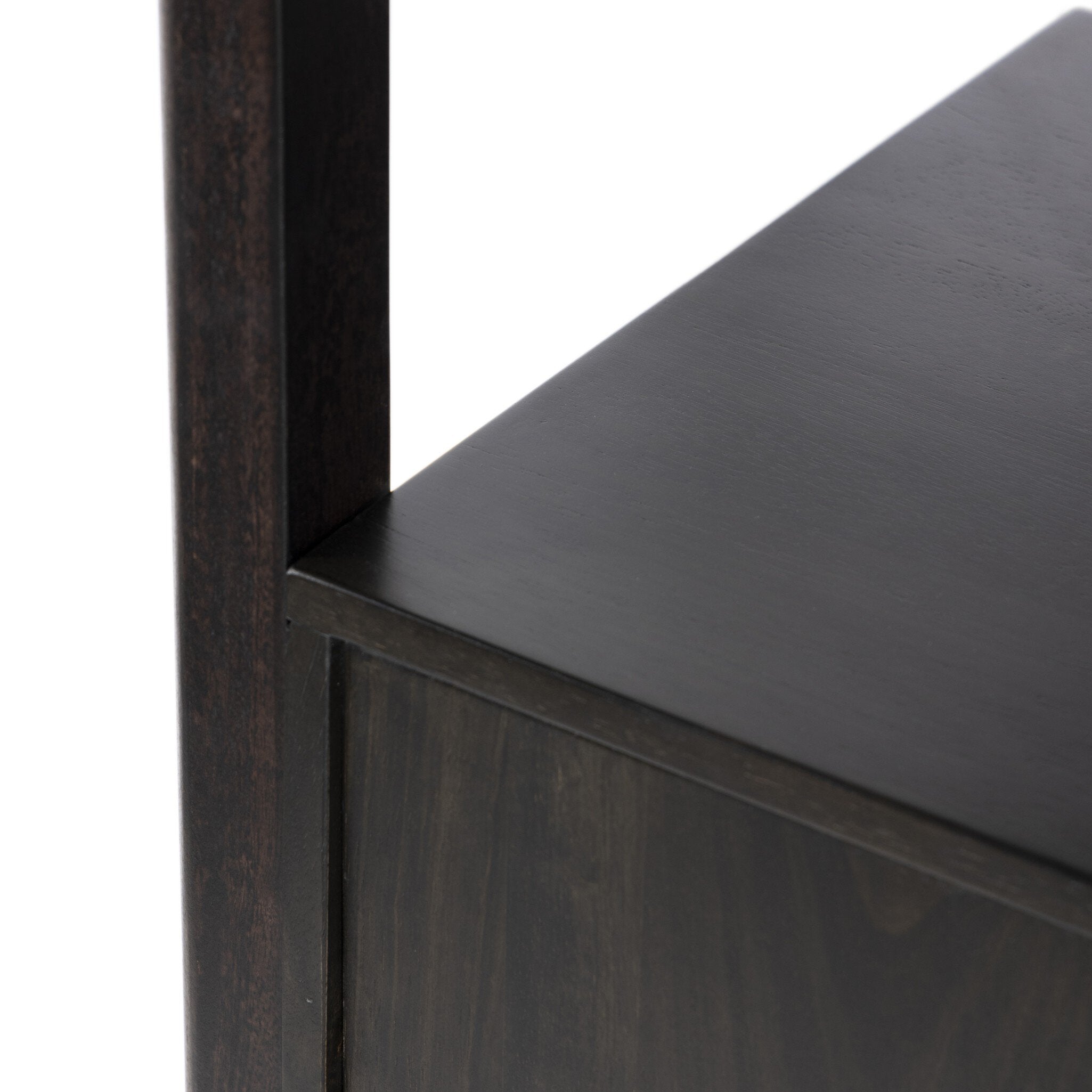 Reza Bookcase - Worn Black Acacia Bookcases Four Hands     Bookcases,https://www.oldbonesco.com,Mid Century Furniture, Furniture Sale, Old Bones Co, Mid Century Sale, Four Hands Furniture, Sale,Gus, Sale,Perigold Reza Bookcase - Worn Black Acacia Bookcases Sale, Perigold Sale Reza Bookcase - Worn Black Acacia,Reza Bookcase - Worn Black Acacia Lulu and Georgia,Burke Decor Sale Reza Bookcase - Worn Black Acacia, open box furniture,Open Box Reza Bookcase - Worn Black Acacia