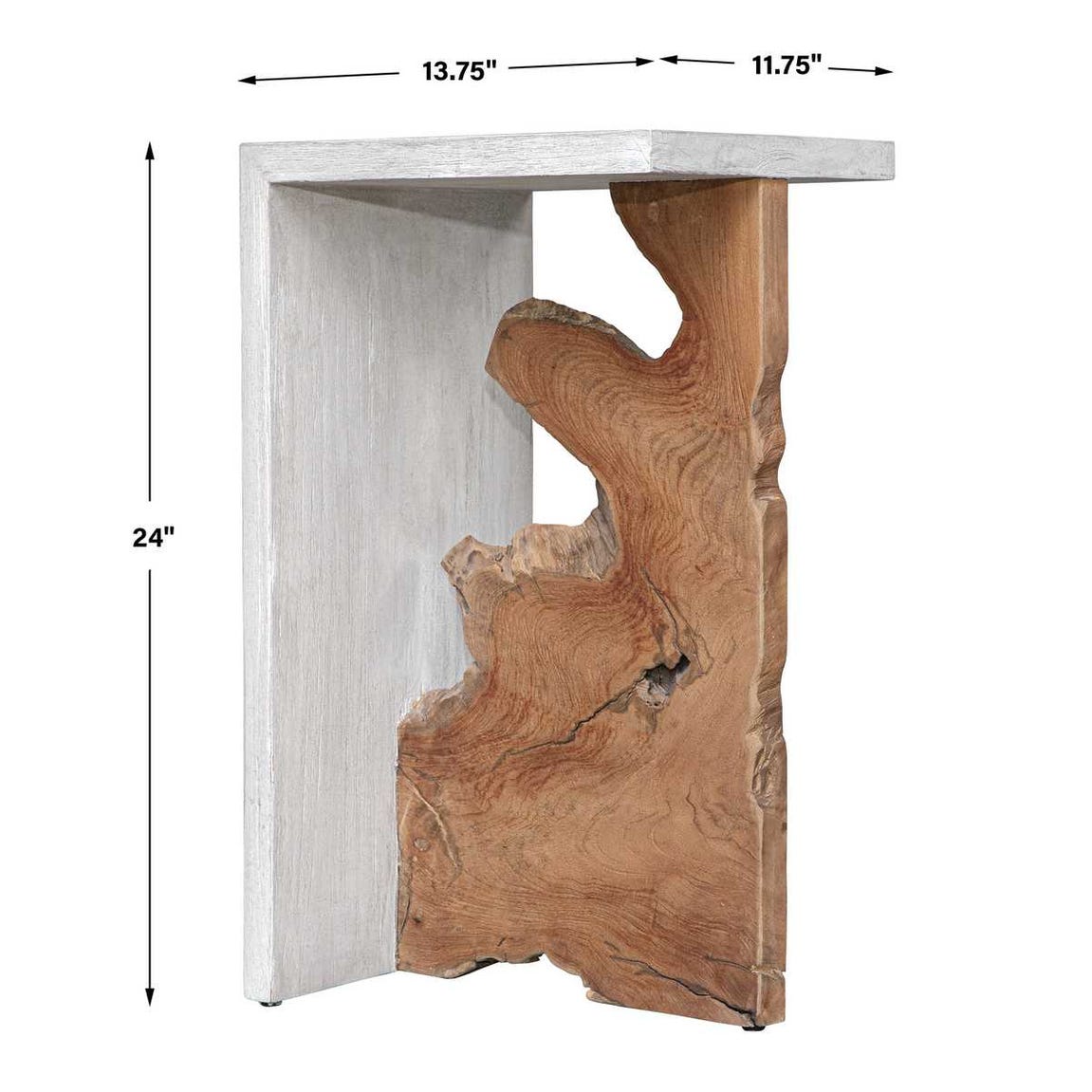 Uttermost Intersect Modern Accent Table