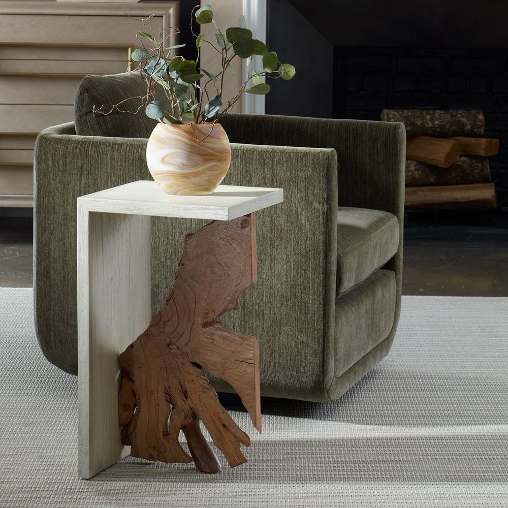 Uttermost Intersect Modern Accent Table