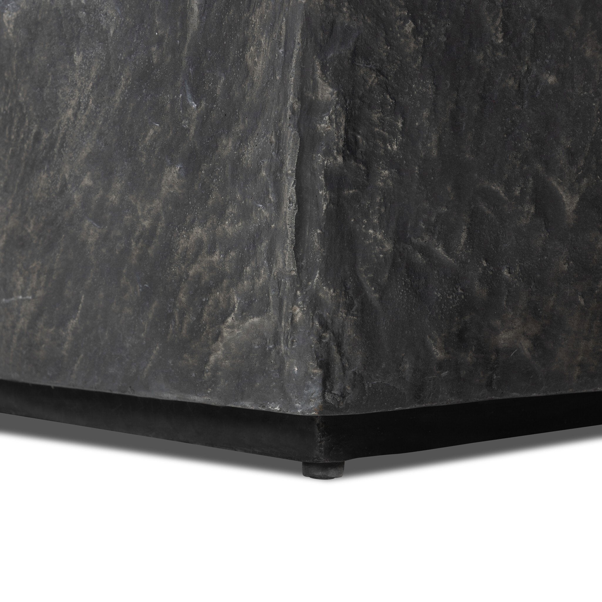 Lucius End Table - Smooth Black Concrete End Tables Four Hands     End Tables,https://www.oldbonesco.com,Mid Century Furniture, Furniture Sale, Old Bones Co, Mid Century Sale, Four Hands Furniture, Sale,Gus, Sale,Perigold Lucius End Table - Smooth Black Concrete End Tables Sale, Perigold Sale Lucius End Table - Smooth Black Concrete,Lucius End Table - Smooth Black Concrete Lulu and Georgia,Burke Decor Sale Lucius End Table - Smooth Black Concrete, open box furniture,Open Box Lucius End Table - Smooth Black 