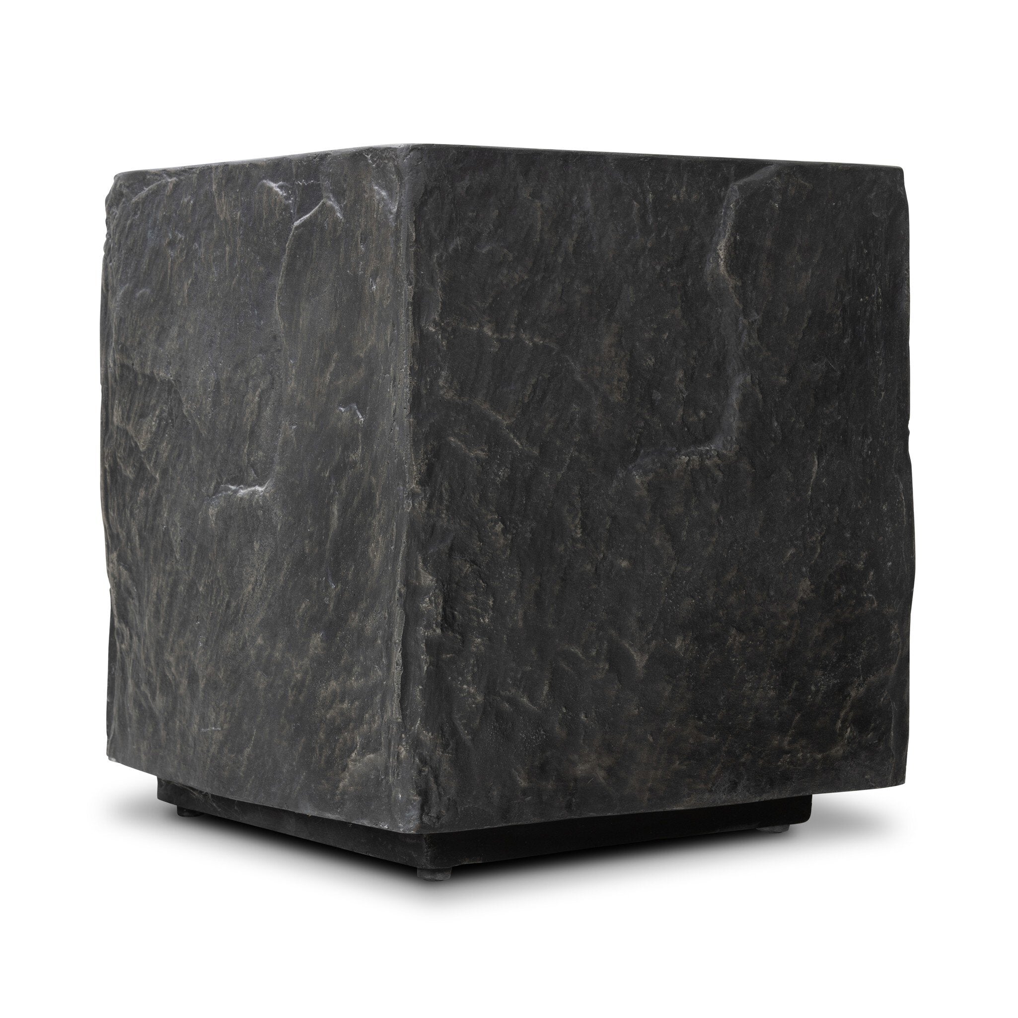 Lucius End Table - Smooth Black Concrete End Tables Four Hands     End Tables,https://www.oldbonesco.com,Mid Century Furniture, Furniture Sale, Old Bones Co, Mid Century Sale, Four Hands Furniture, Sale,Gus, Sale,Perigold Lucius End Table - Smooth Black Concrete End Tables Sale, Perigold Sale Lucius End Table - Smooth Black Concrete,Lucius End Table - Smooth Black Concrete Lulu and Georgia,Burke Decor Sale Lucius End Table - Smooth Black Concrete, open box furniture,Open Box Lucius End Table - Smooth Black 