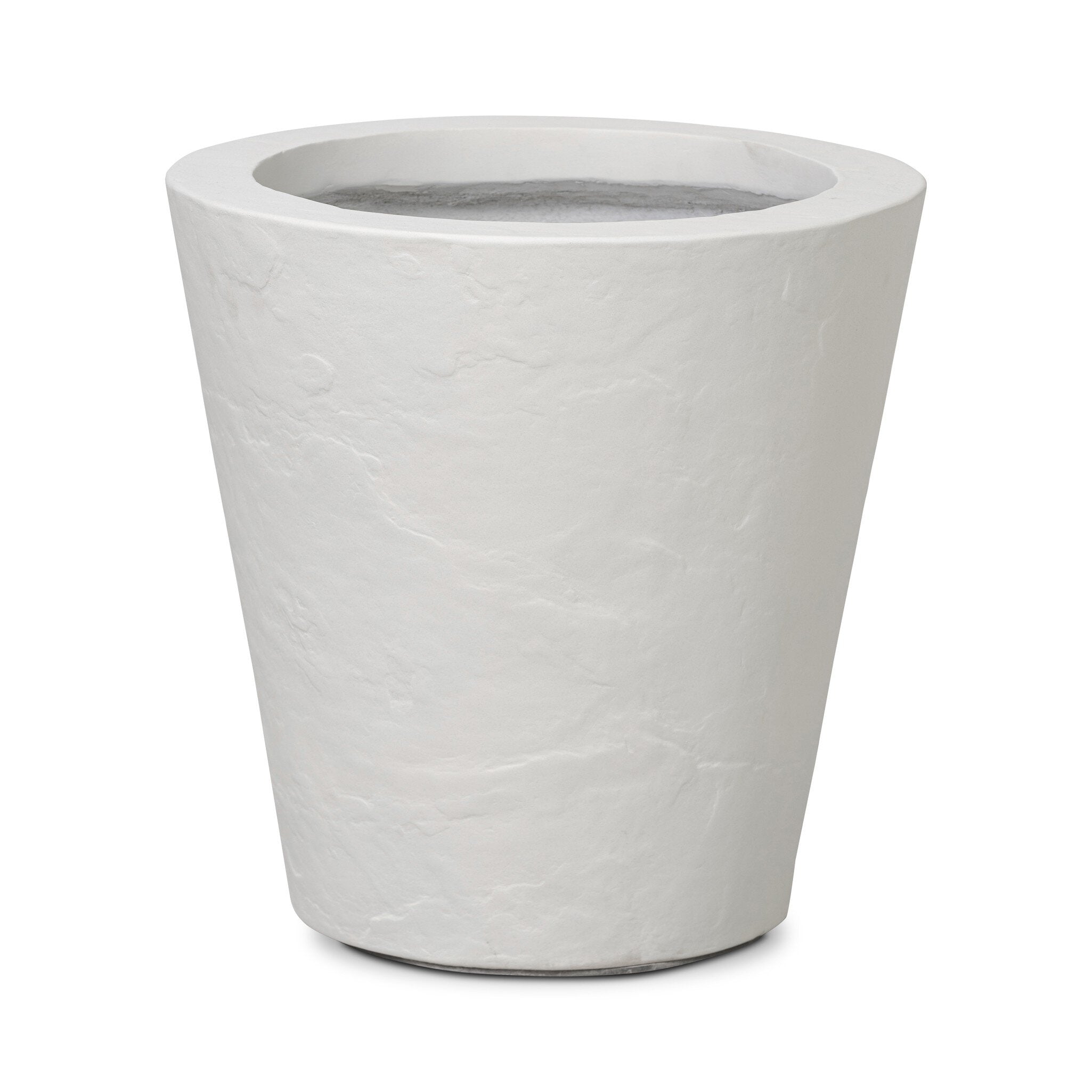 Suvi Planter - Textured White Concrete