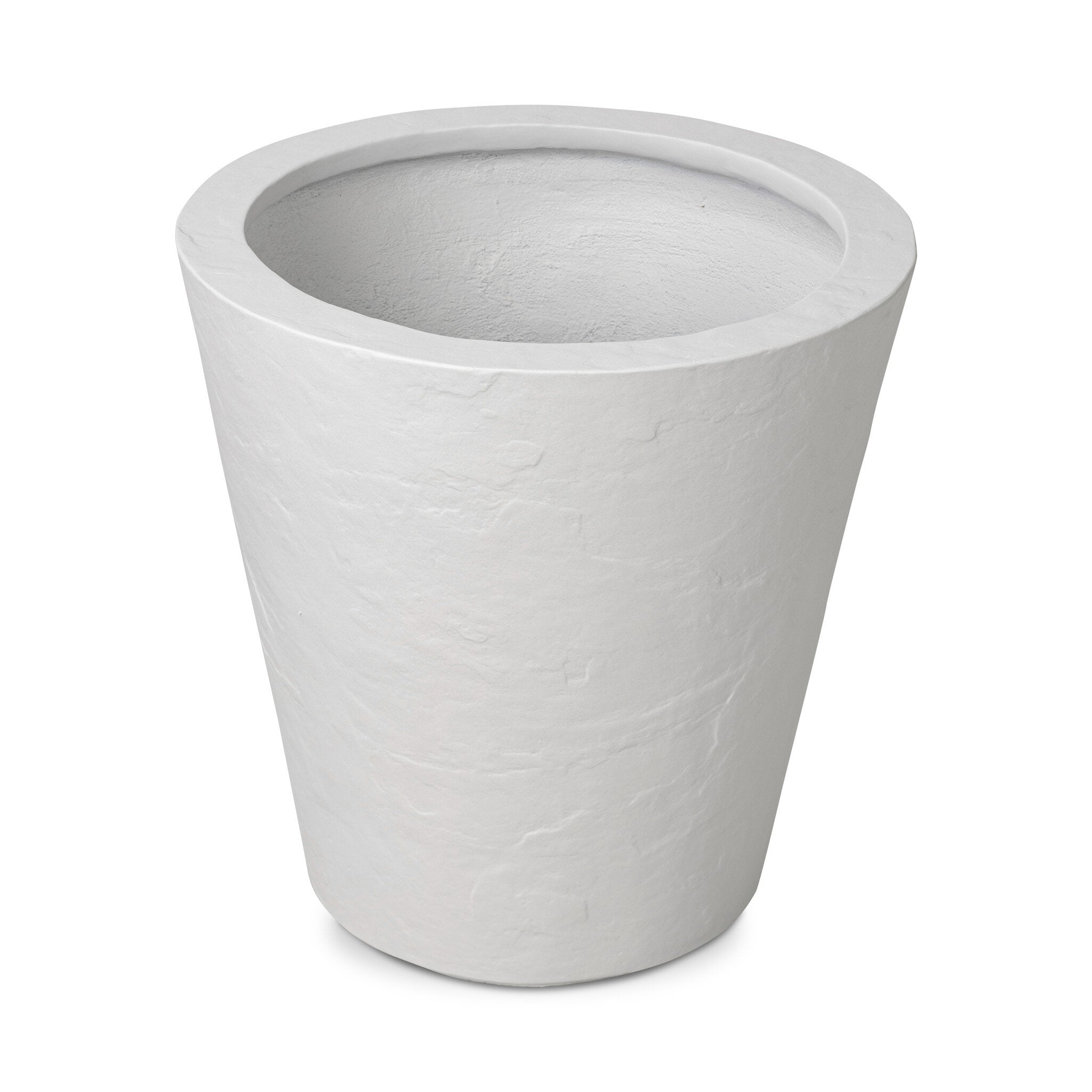 Suvi Planter - Textured White Concrete