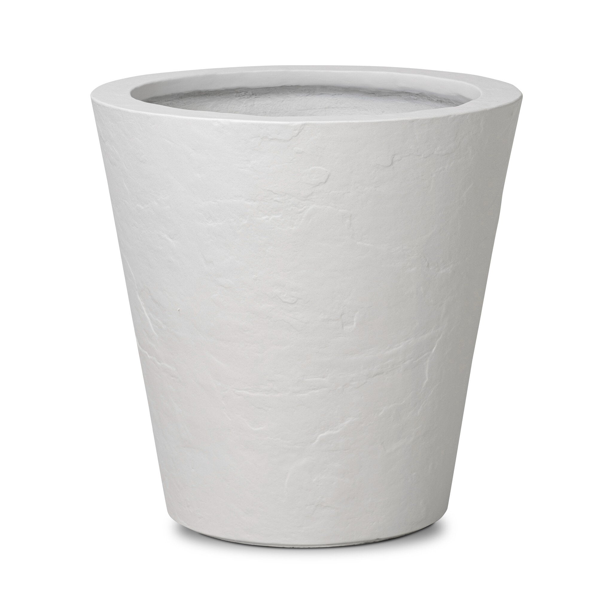 Suvi Planter - Textured White Concrete