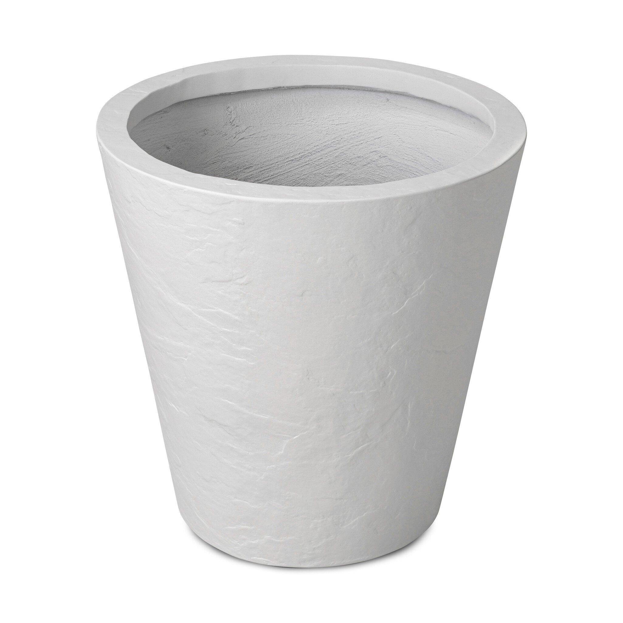 Suvi Planter - Textured White Concrete