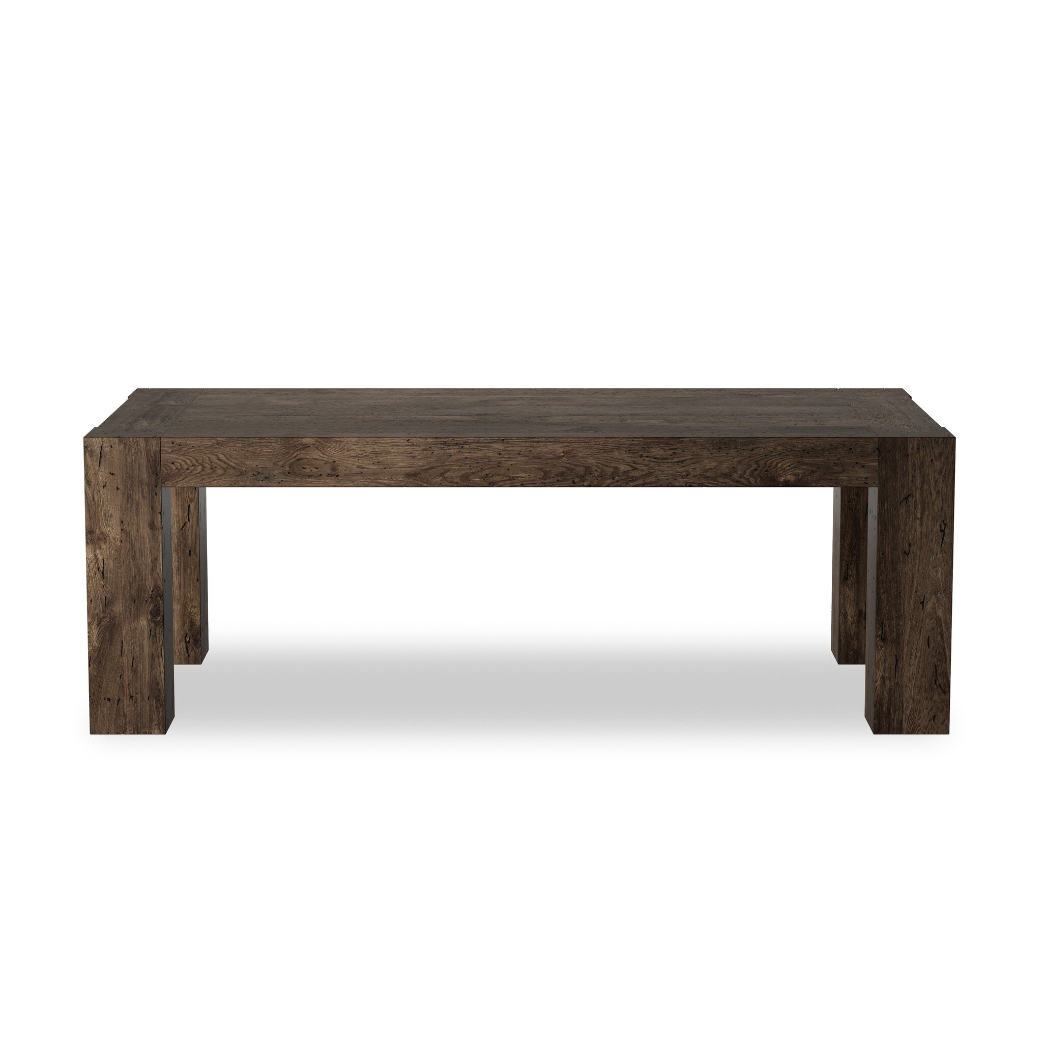 Abaso Dining Table Dining & Kitchen Tables Four Hands Ebony Rustic Wormwood Oak 86"   Dining & Kitchen Tables,https://www.oldbonesco.com,Mid Century Furniture, Furniture Sale, Old Bones Co, Mid Century Sale, Four Hands Furniture, Sale,Gus, Sale,Perigold Abaso Dining Table Dining & Kitchen Tables Sale, Perigold Sale Abaso Dining Table,Abaso Dining Table Lulu and Georgia,Burke Decor Sale Abaso Dining Table, open box furniture,Open Box Abaso Dining Table