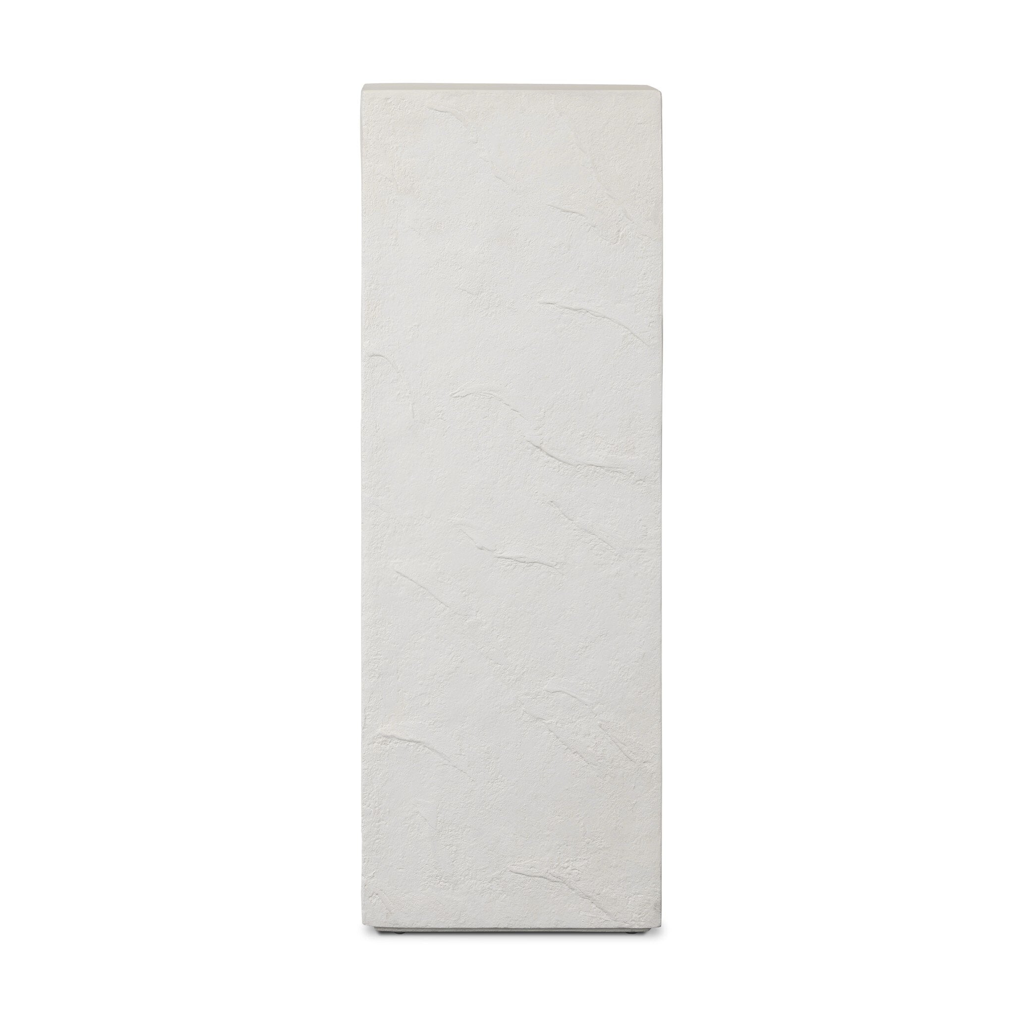 Corian Outdoor Pedestal - Plaster Molded Concrete