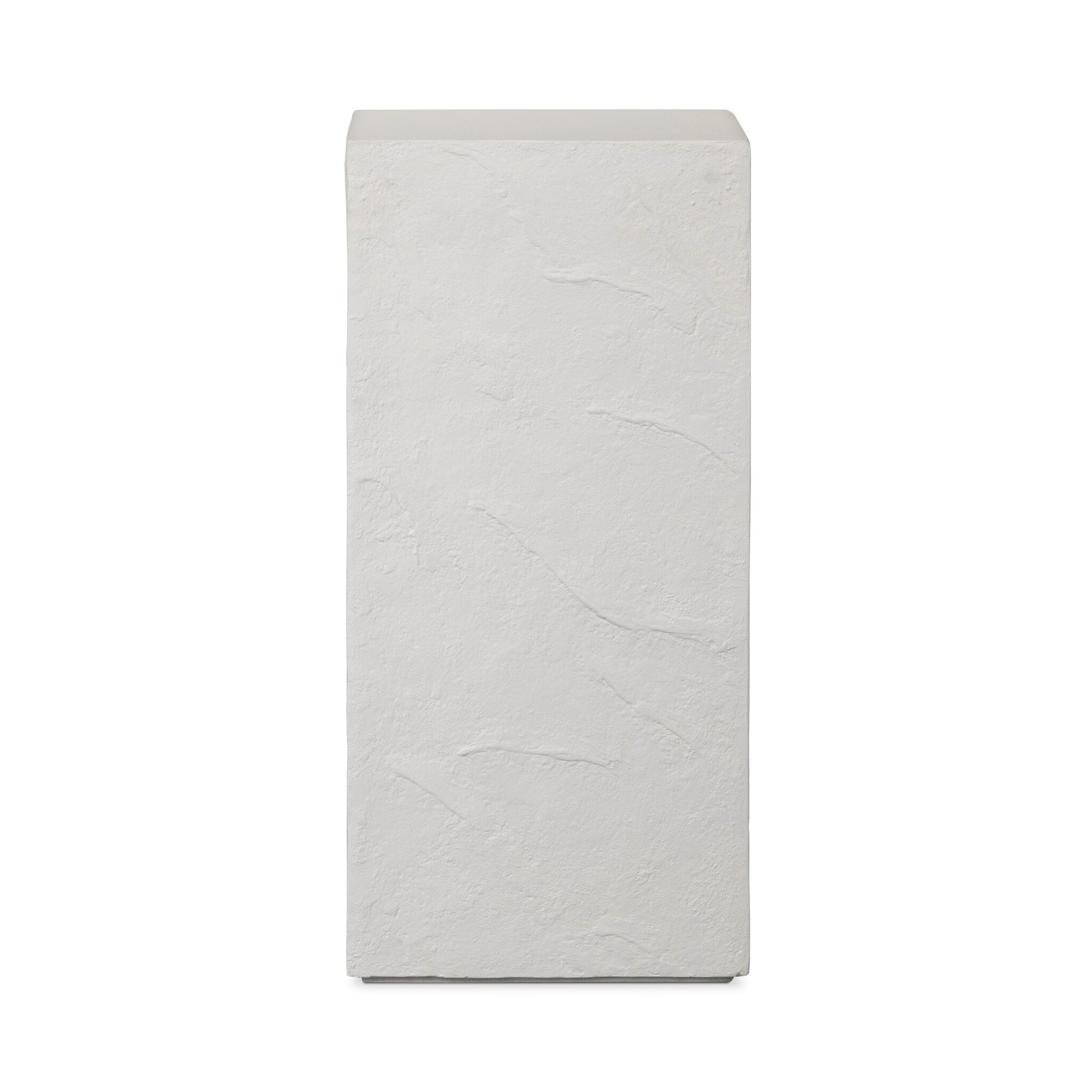 Corian Outdoor Pedestal - Plaster Molded Concrete