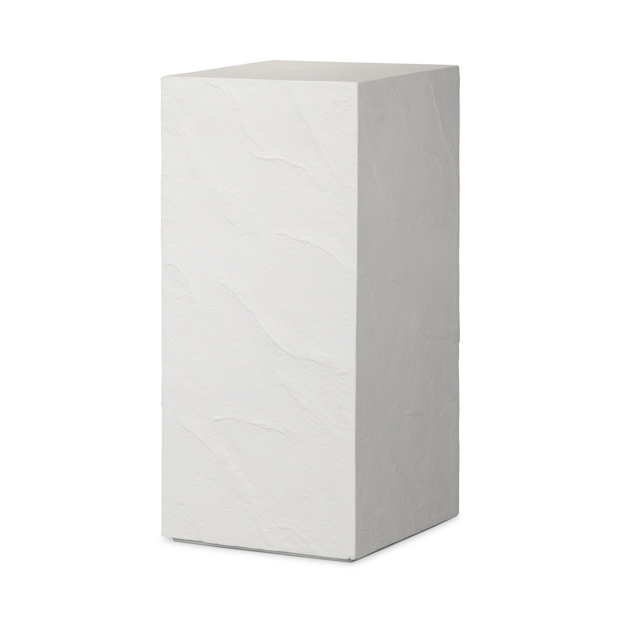 Corian Outdoor Pedestal - Plaster Molded Concrete