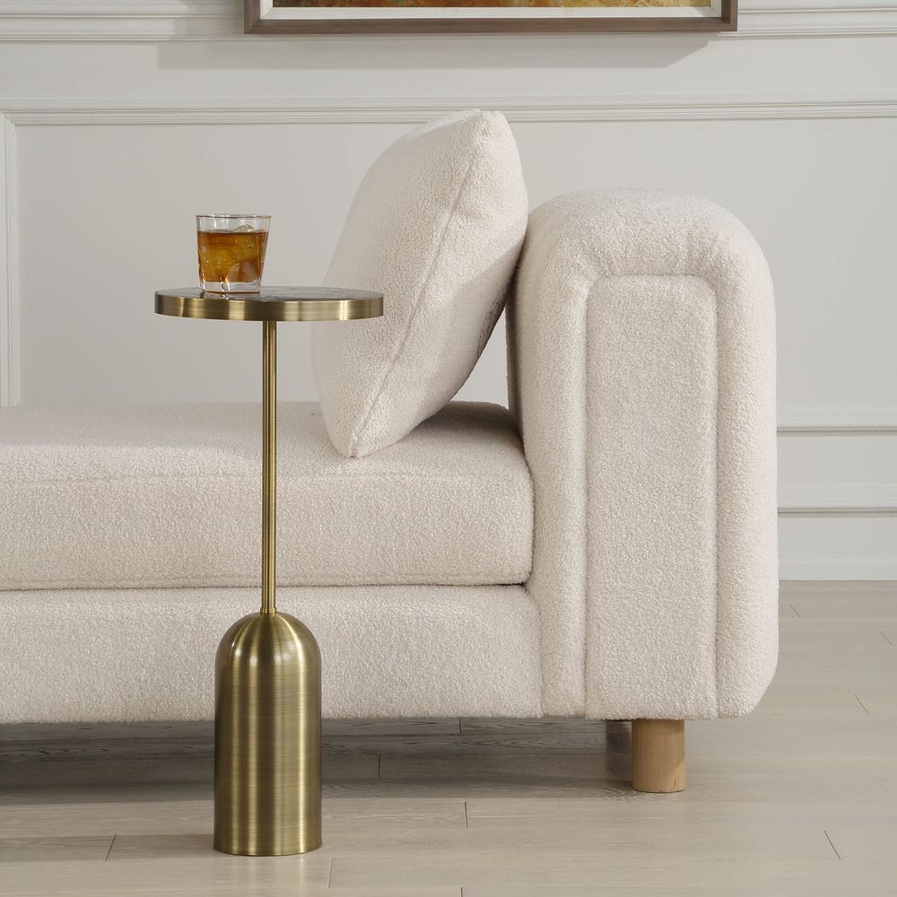 Uttermost Pascal Brass Drink Table