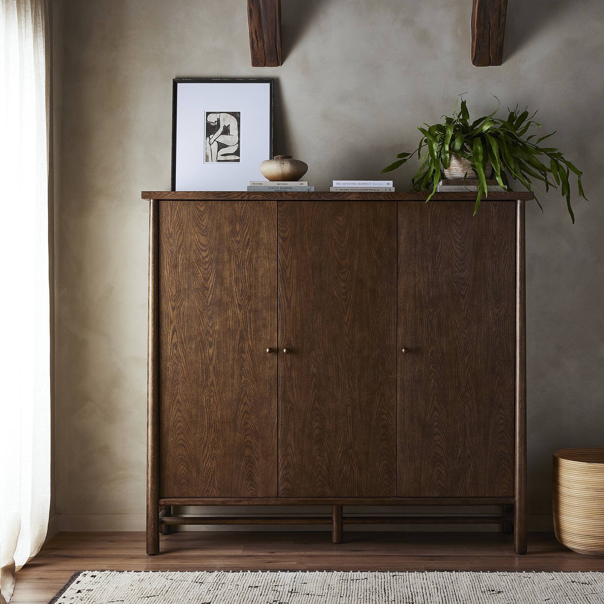 Renaud 3-Door Cabinet Cabinets Four Hands     Cabinets,https://www.oldbonesco.com,Mid Century Furniture, Furniture Sale, Old Bones Co, Mid Century Sale, Four Hands Furniture, Sale,Gus, Sale,Perigold Renaud 3-Door Cabinet Cabinets Sale, Perigold Sale Renaud 3-Door Cabinet,Renaud 3-Door Cabinet Lulu and Georgia,Burke Decor Sale Renaud 3-Door Cabinet, open box furniture,Open Box Renaud 3-Door Cabinet