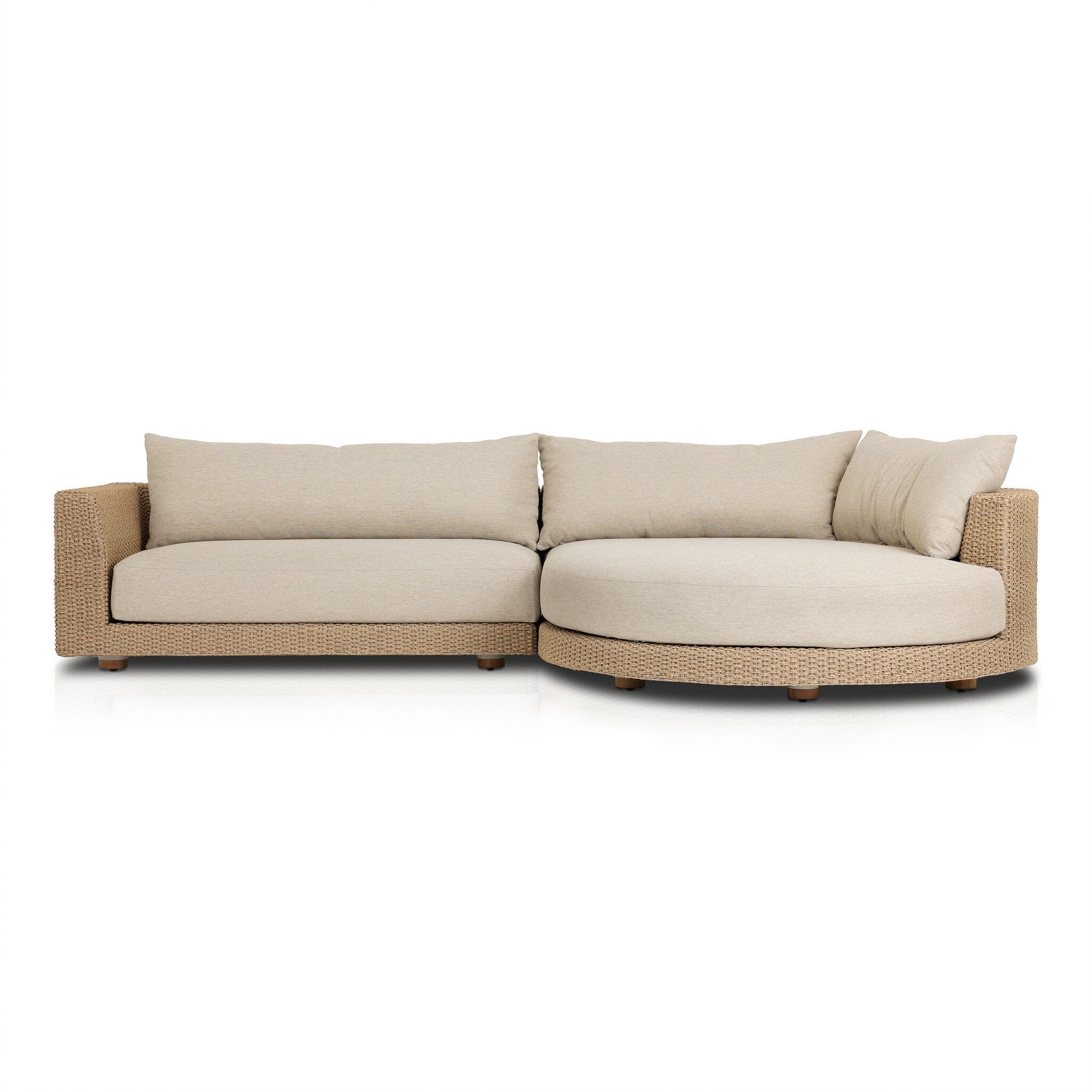 Sylvan Outdoor 2-Piece Sectional with Chaise