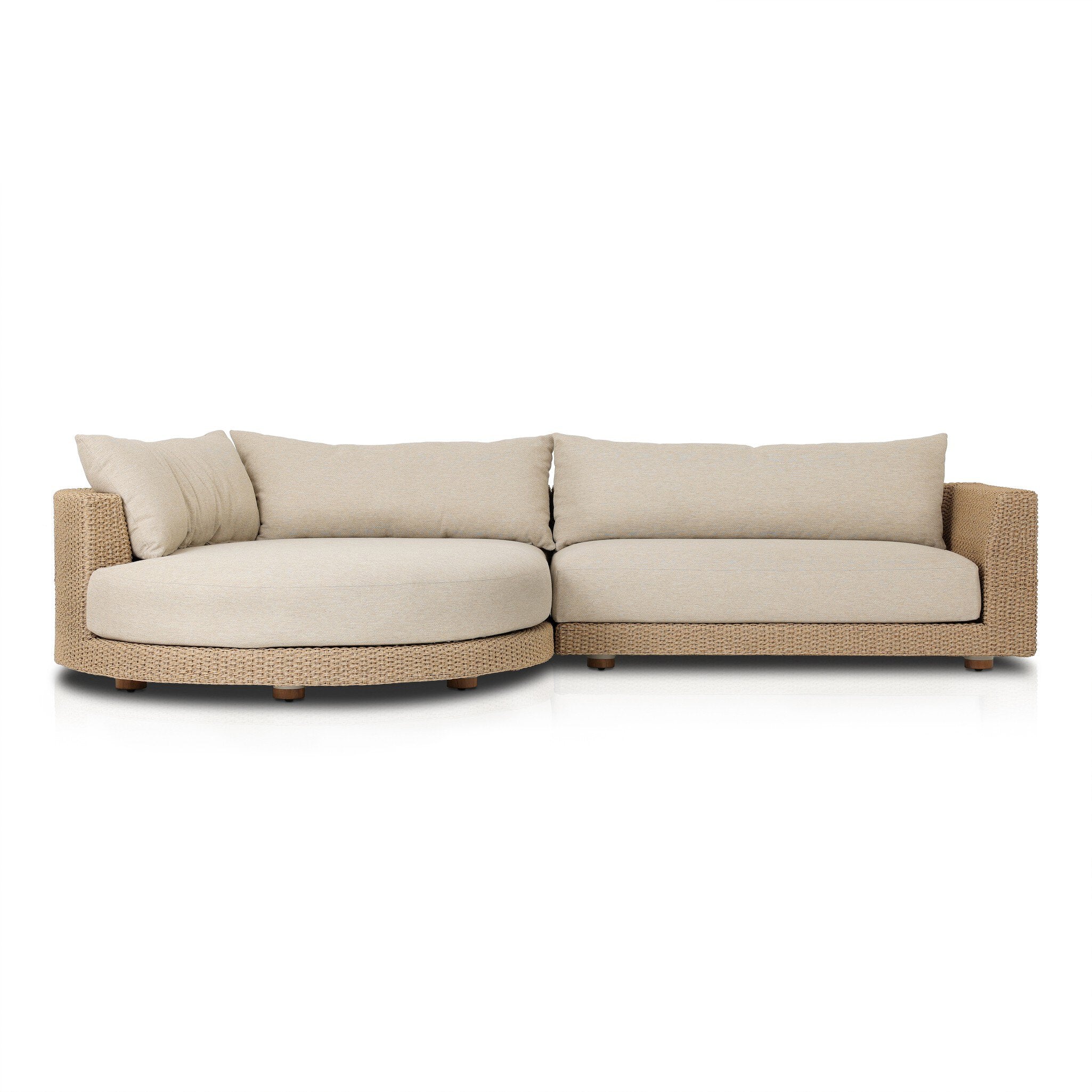 Sylvan Outdoor 2-Piece Sectional with Chaise