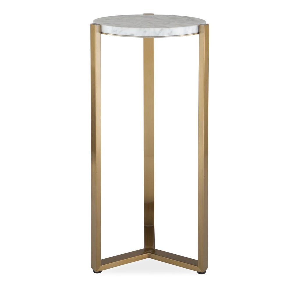 Uttermost Pietra Carrara Marble Drink Table