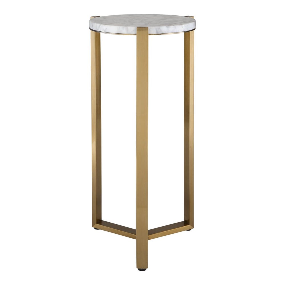 Uttermost Pietra Carrara Marble Drink Table