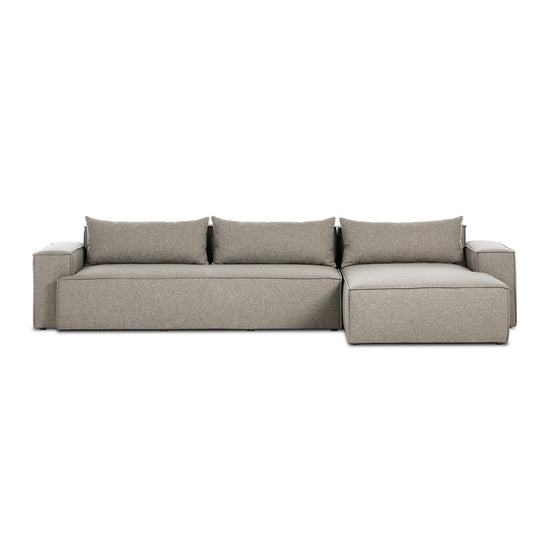 Coda Outdoor 2 Pc Sectional-Raf Chaise - Hayes Smoke