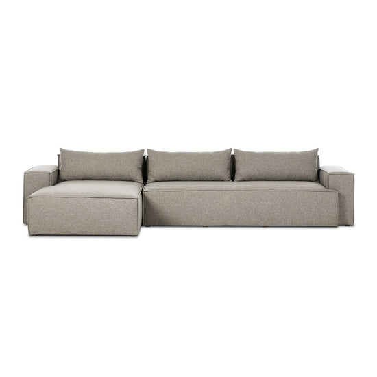Coda Outdoor 2 Pc Sectional-Laf Chaise - Hayes Smoke