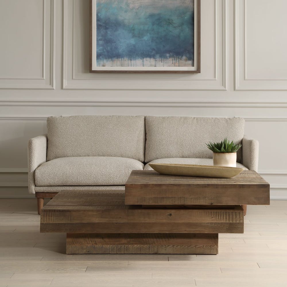 Uttermost Rustic Planes Modern Coffee Table