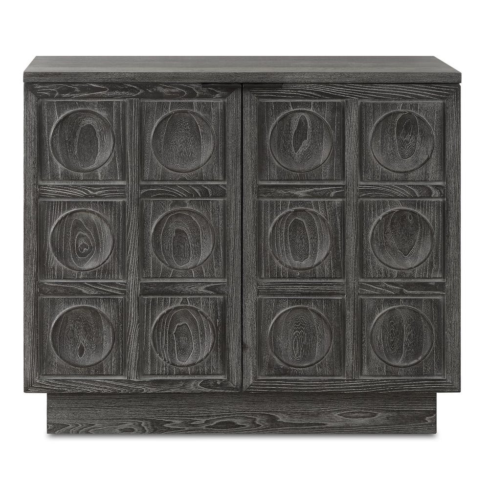 Uttermost Shelby 2 Door Ebony Stained Cabinet