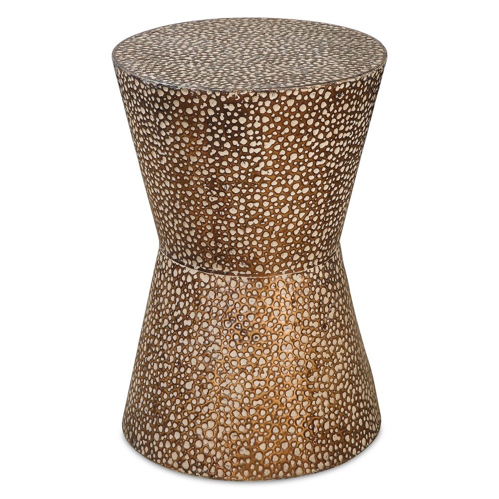 Uttermost Cutler Drum Shaped Accent Table