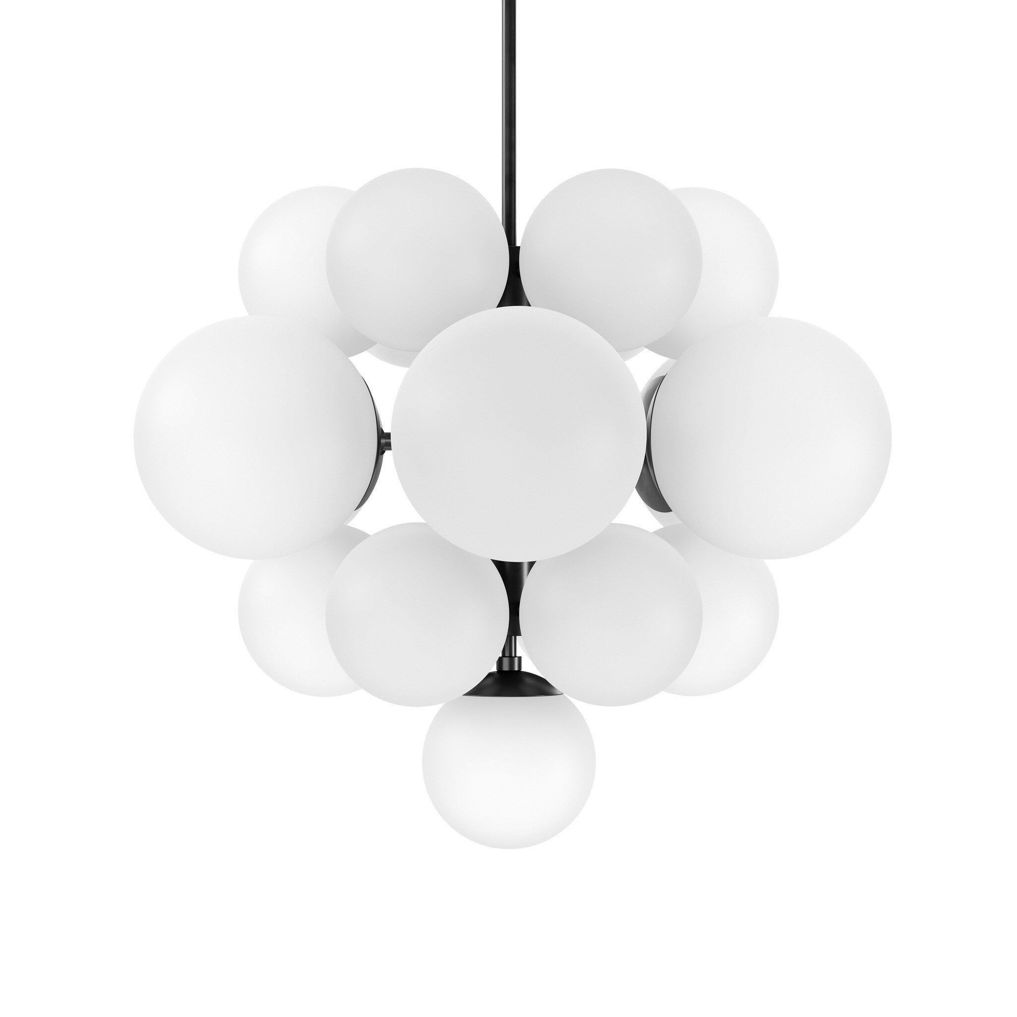 Nova Chandelier - Opal Matte Glass