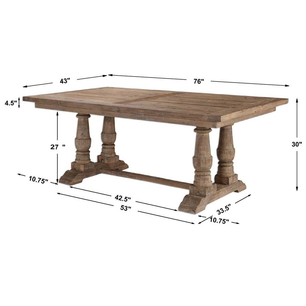 Uttermost Stratford Salvaged Wood Dining Table