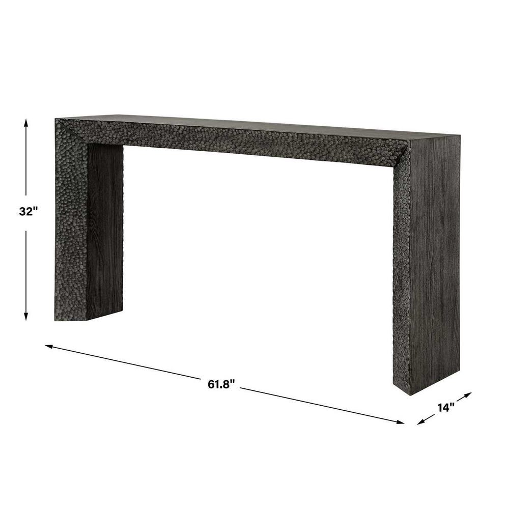 Uttermost Thoreau Ebony Console Table