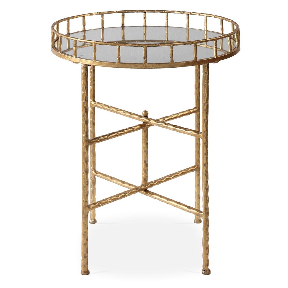 Uttermost Tilly Bright Gold Accent Table