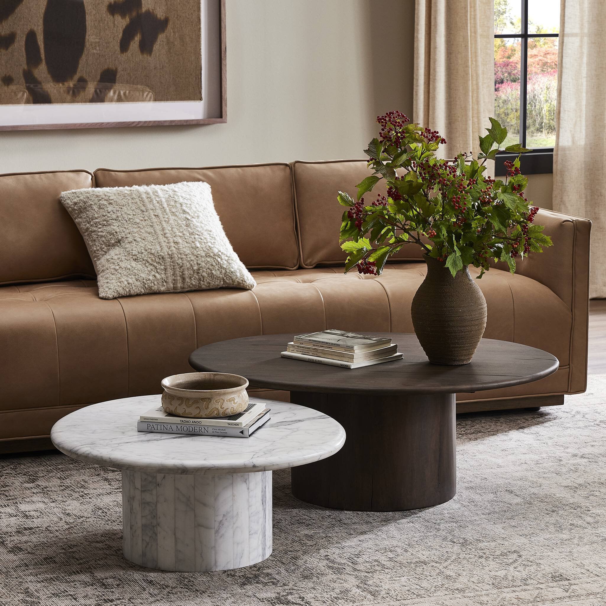 【MARKET B】HANDAL coffee table - 380 Stuart Nesting Coffee Table Set - Mix & Match