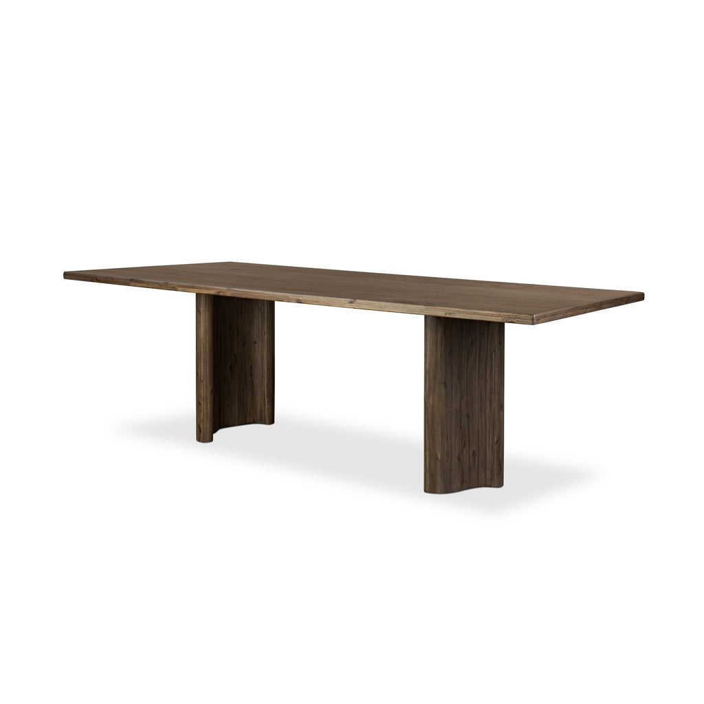 Pershing Dining Table - Weathered Acacia Veneer