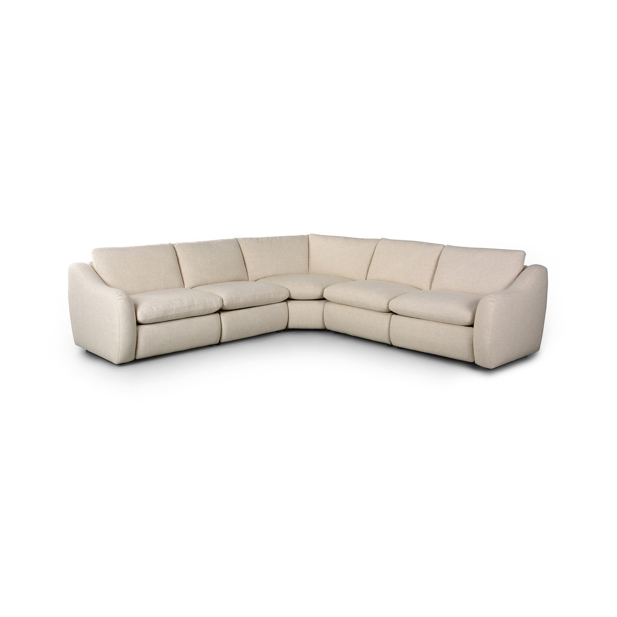 Crawford Power Recliner 5-Piece Sectional Sofa | Four Hands