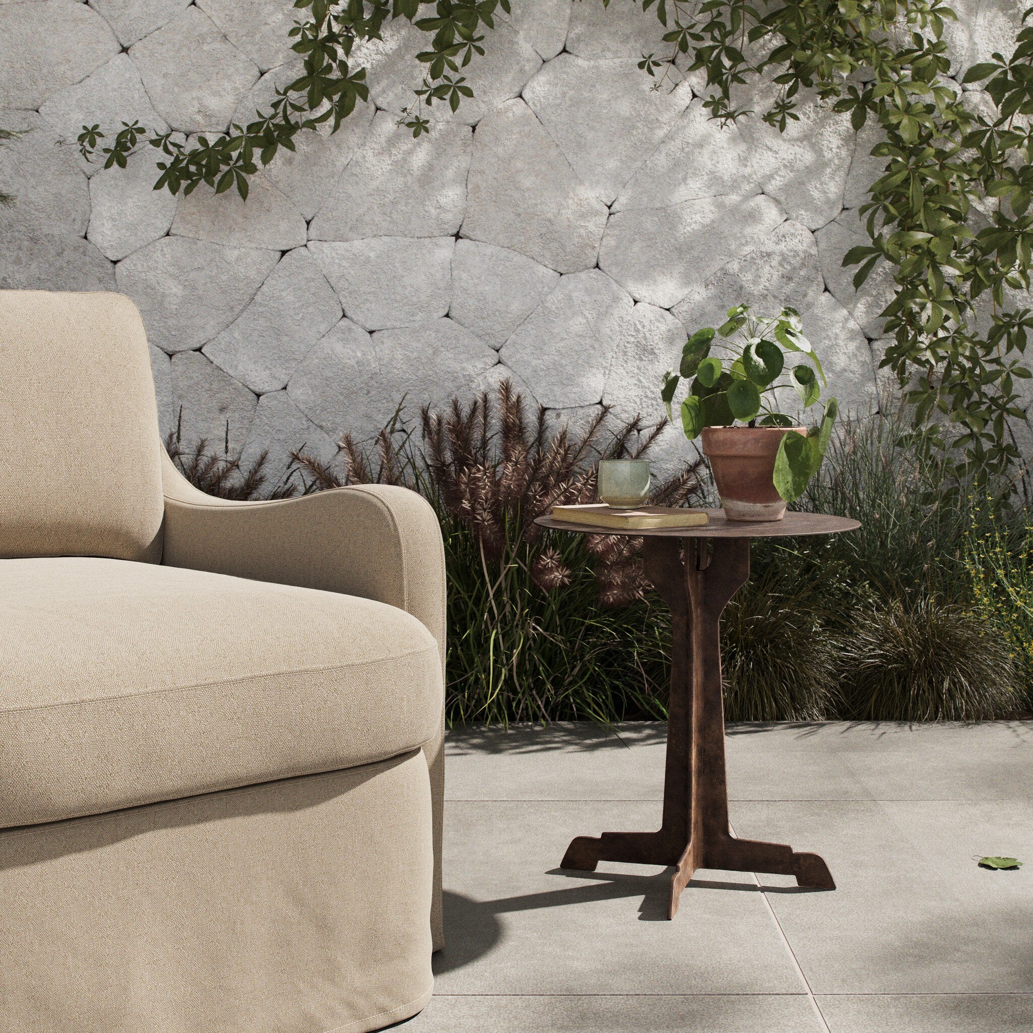 Malloy Outdoor End Table