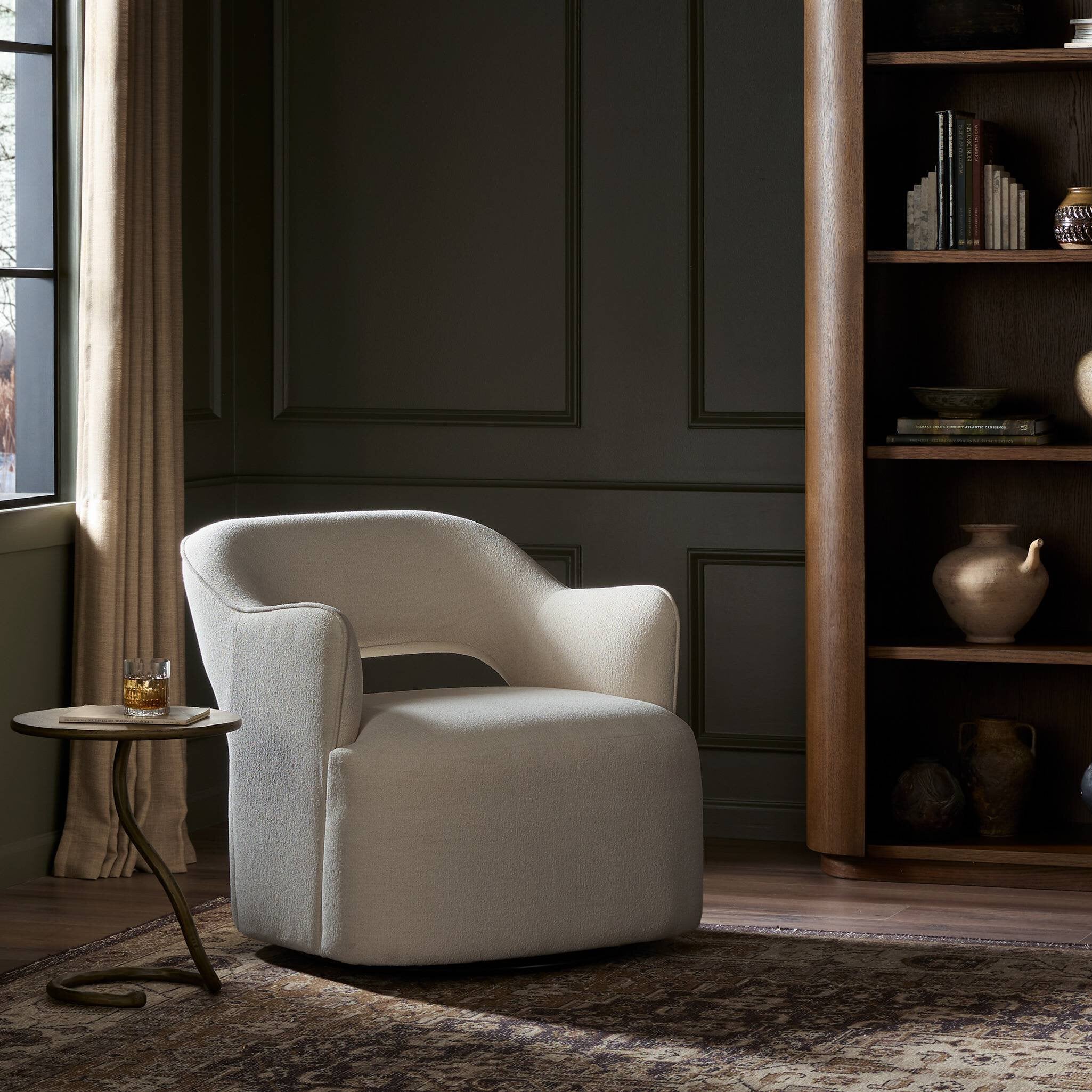 Blythe Swivel Chair Accent Chairs Four Hands , Black Friday Sale Four Hands Furniture Sale, Old Bones Co, Mid Century Furniture Sale, Four Hands Furniture, Black Friday Sale Blythe Swivel Chair,Gus Sale, Perigold Blythe Swivel Chair Accent Chairs Black Friday Sale , Perigold Sale Blythe Swivel Chair,Blythe Swivel Chair Lulu and Georgia, Burke Decor Sale Blythe Swivel Chair, www.oldbonesco.com