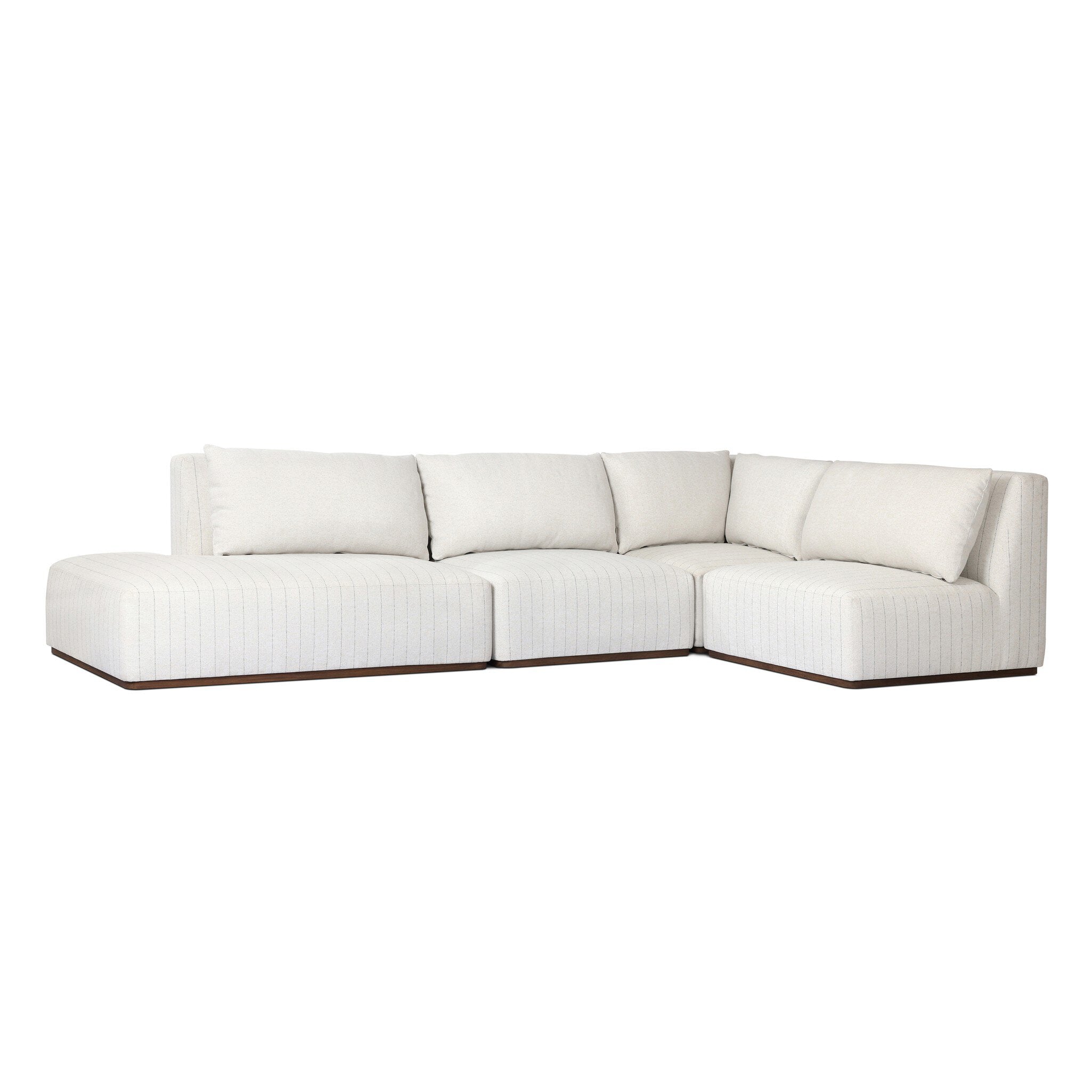 Adler Outdoor 4 Piece Sectional - Amalfi Natural