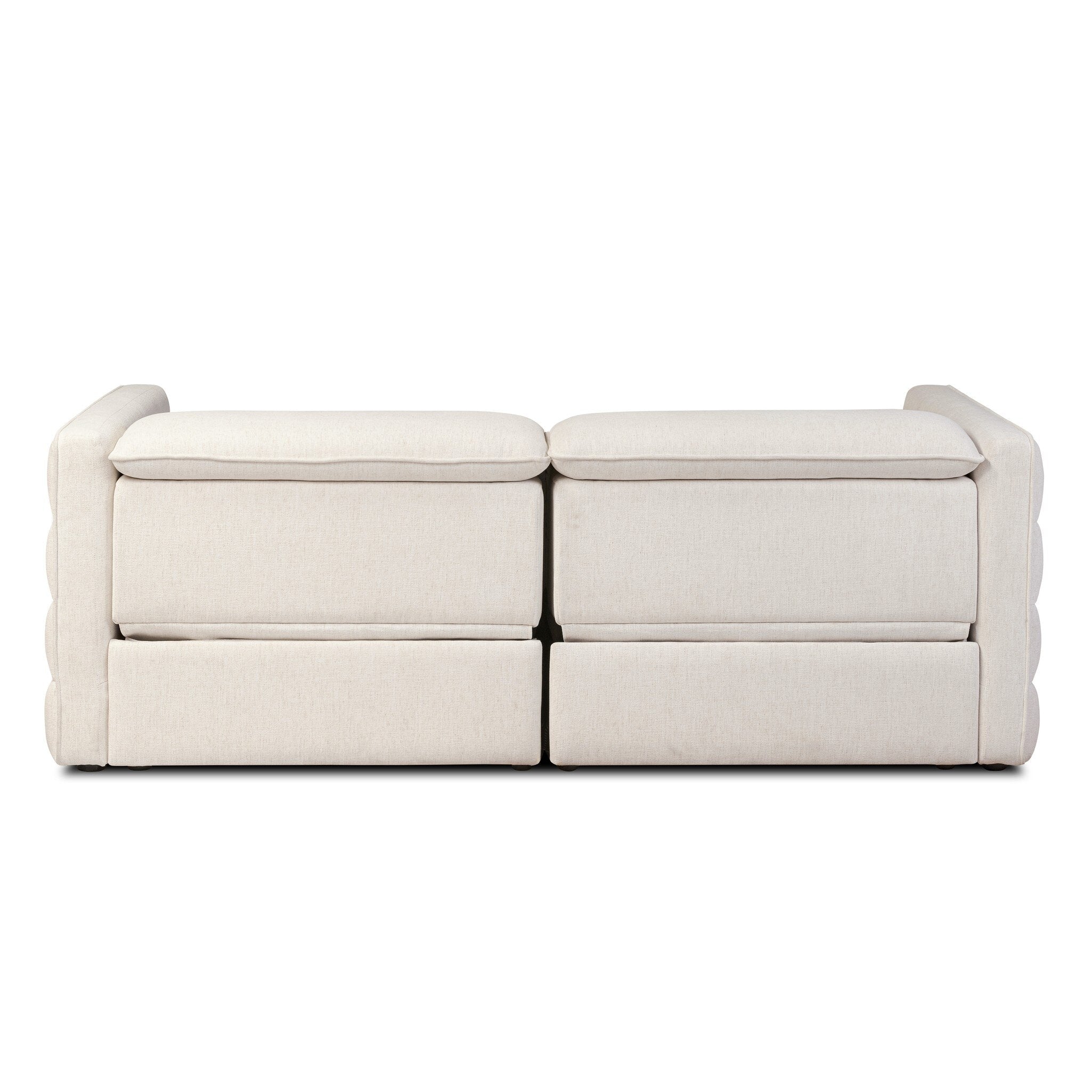 Kenlee Power Recliner 2-Piece Sectional - Crypton Nomad Snow
