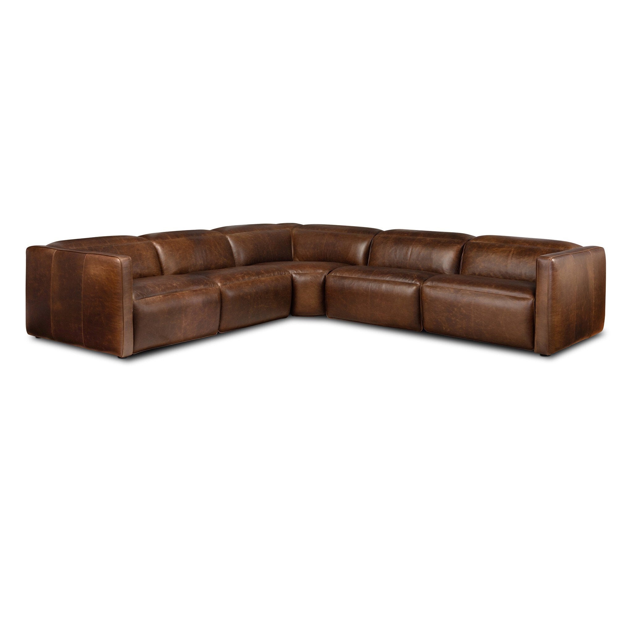 Kenlee Power Recliner 5-Piece Sectional