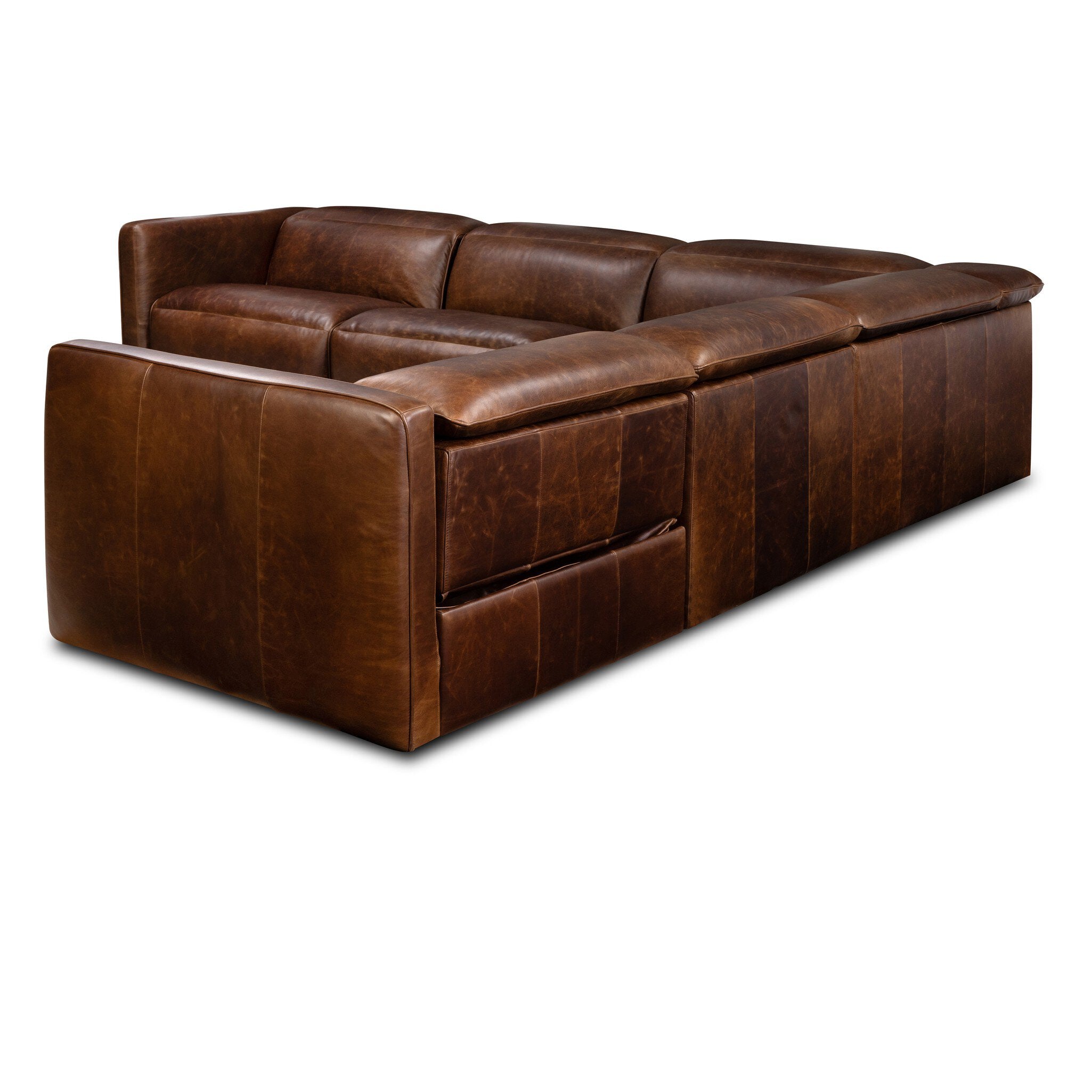 Kenlee Power Recliner 5-Piece Sectional