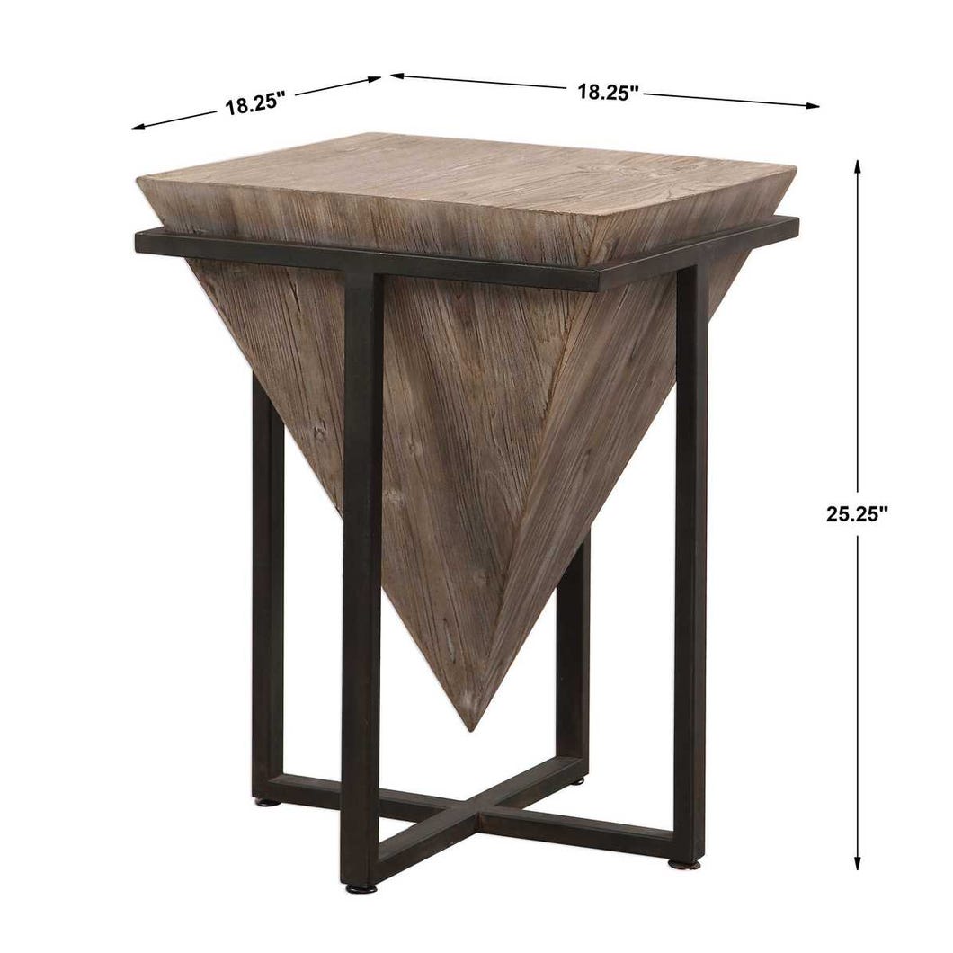 Uttermost Bertrand Wood Accent Table