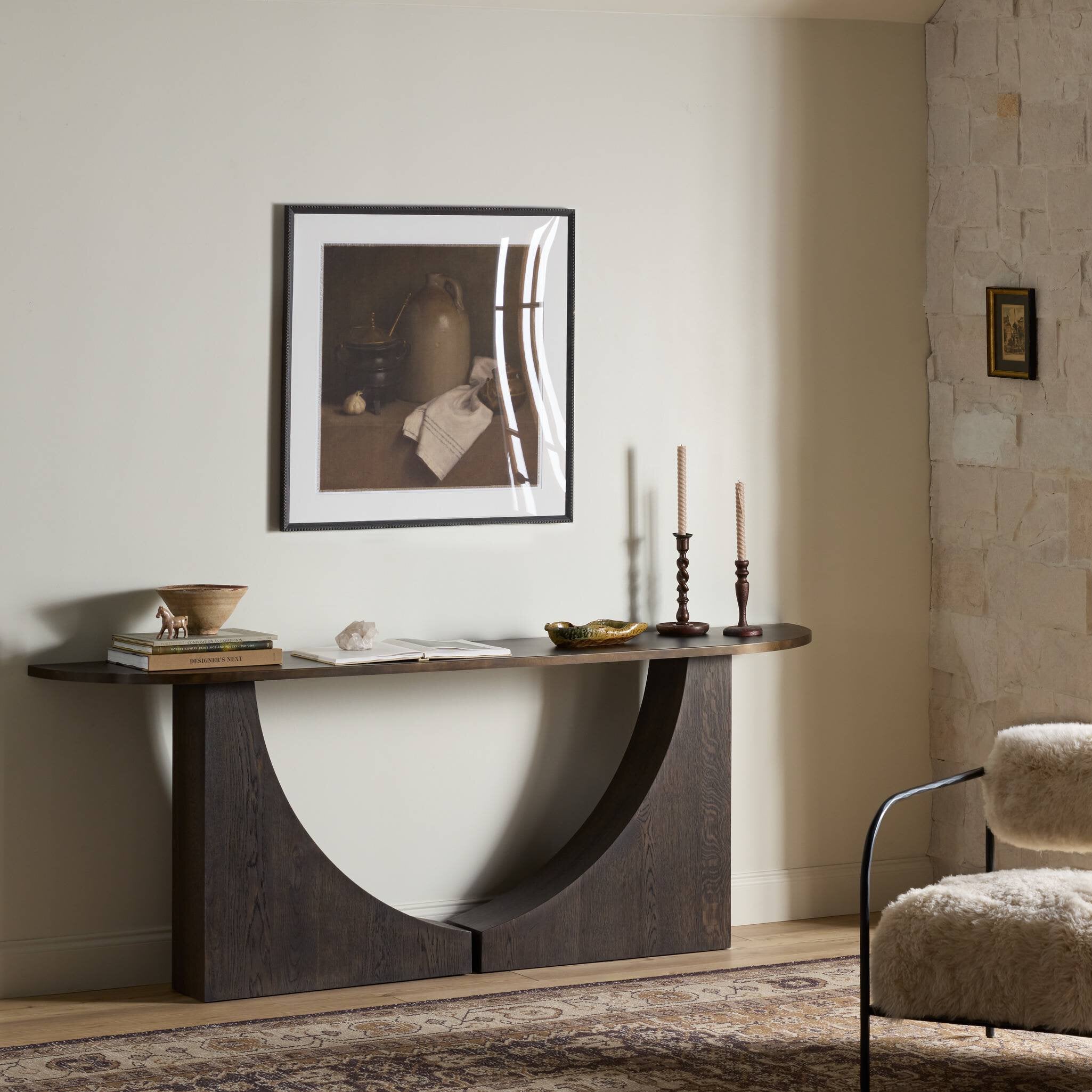 廃盤 Newtopia トレーテーブル レトロポップ ミッドセンチュリー Maly Console Table