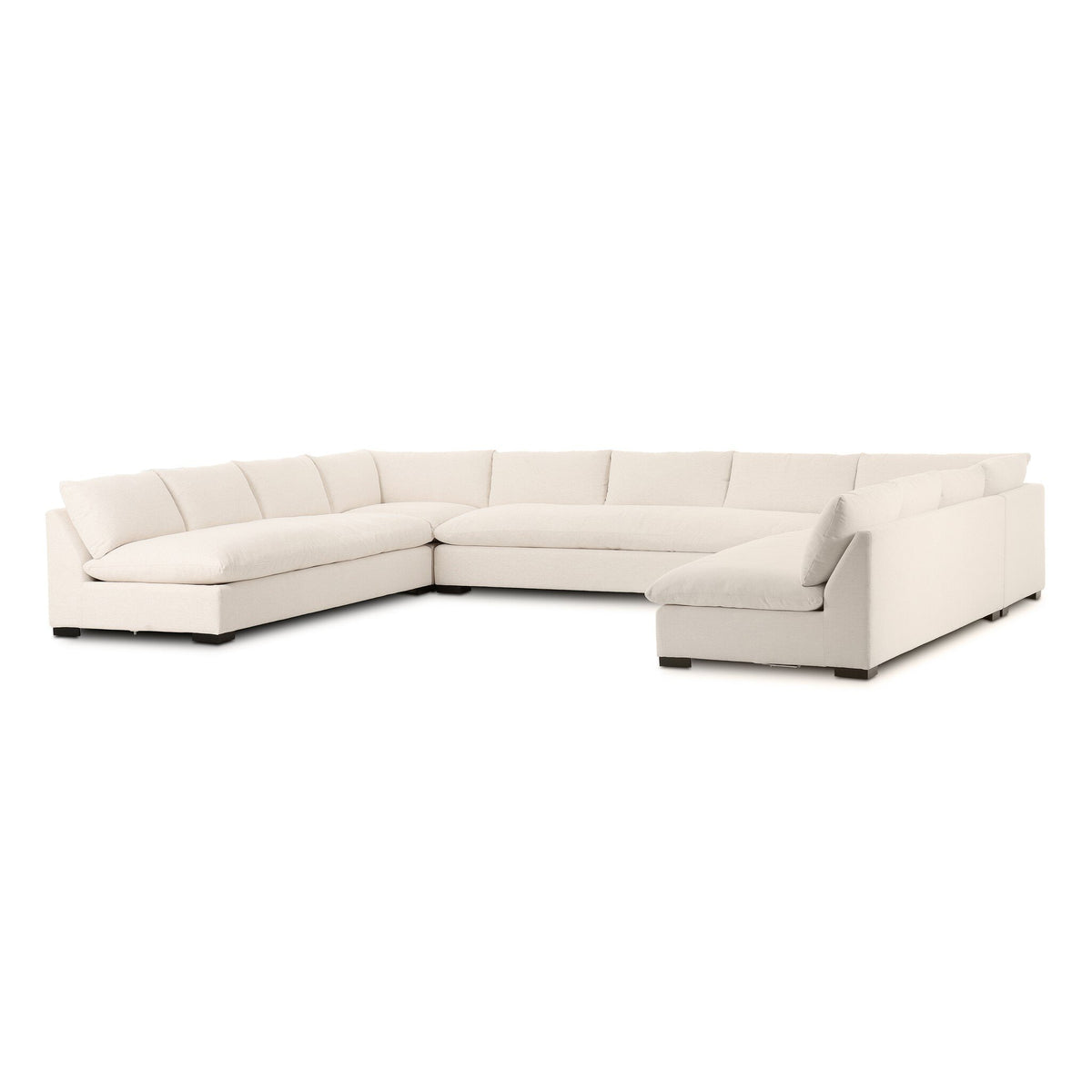 Grant 5-Piece Sectional - Crypton Nomad Snow by Four Hands