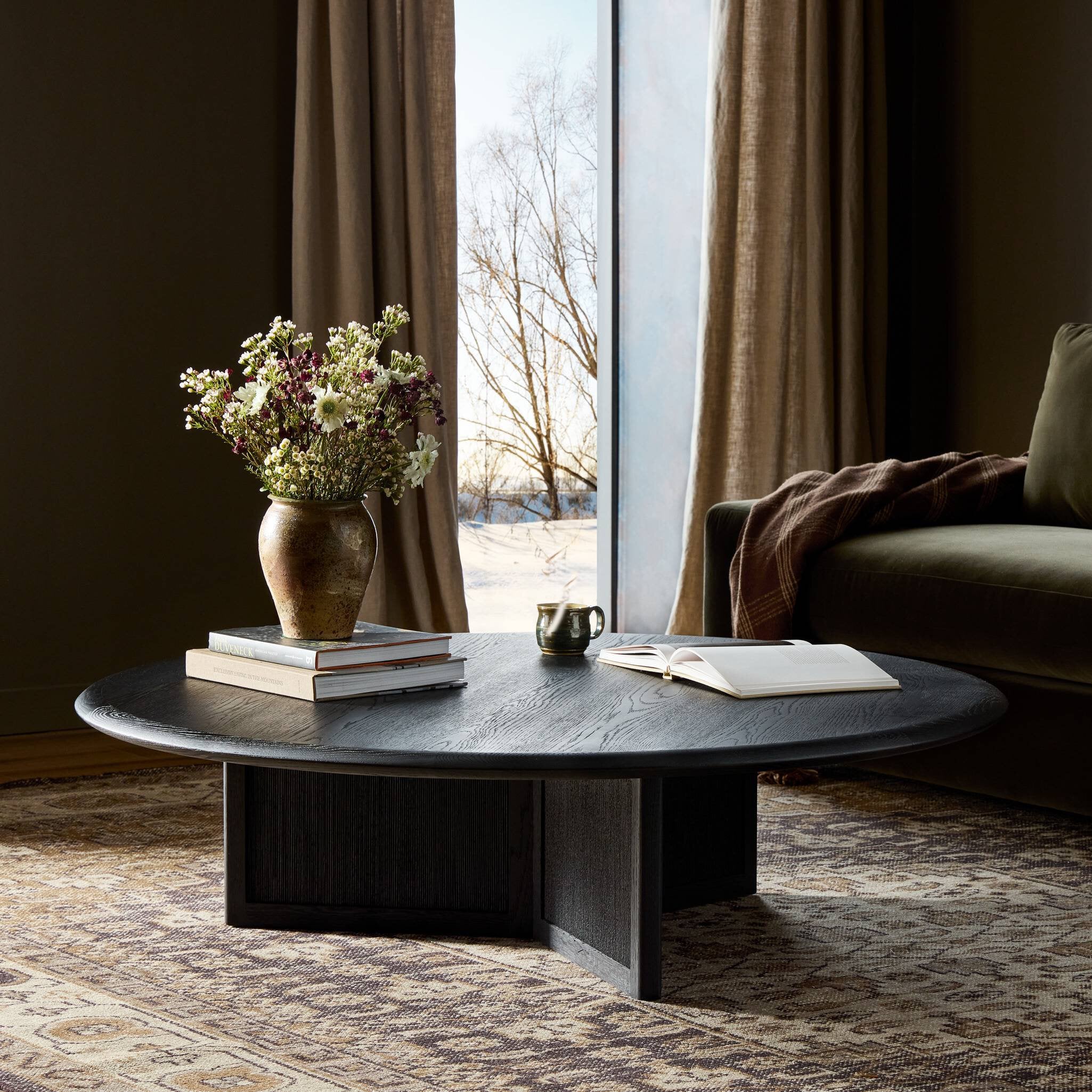 Rosenell Round Coffee Table | Four Hands