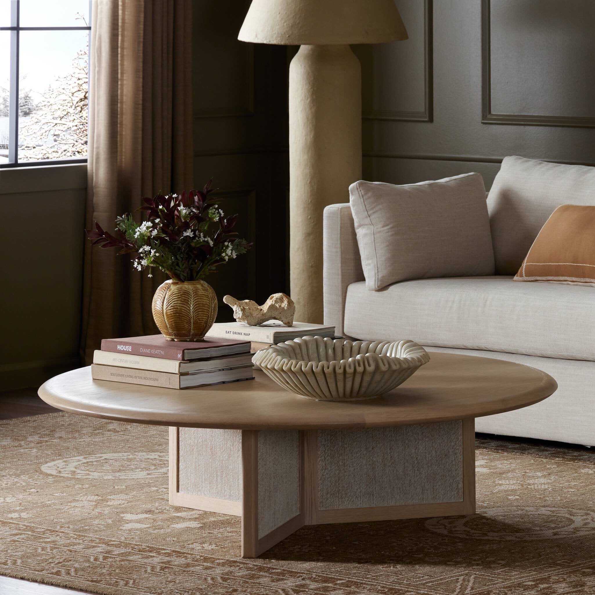 ローゼンダール ゾウ（ROSENDAL Elephant,solid oak） Rosenell Round Coffee Table