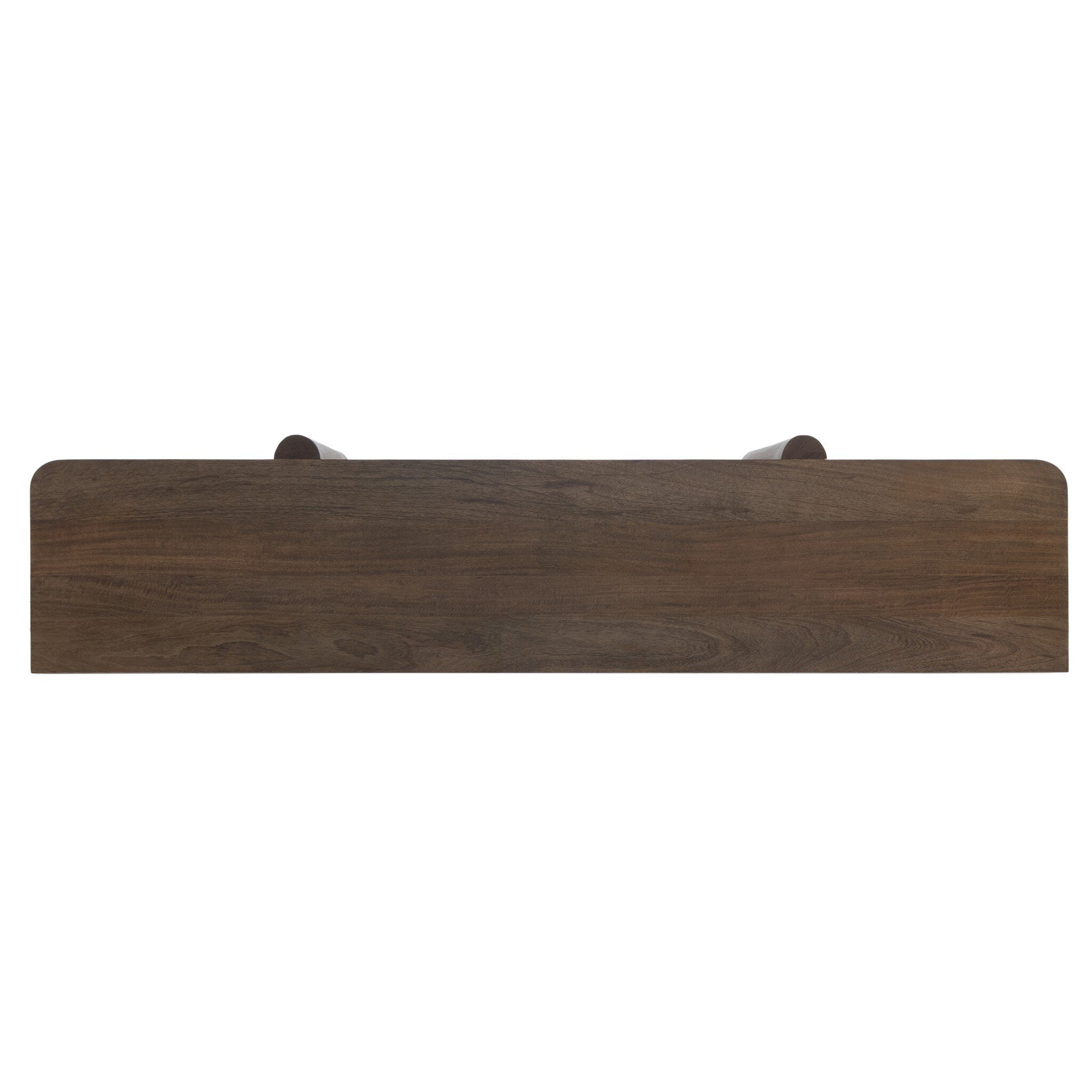 Baxter Media Console - Weathered Mango Solid