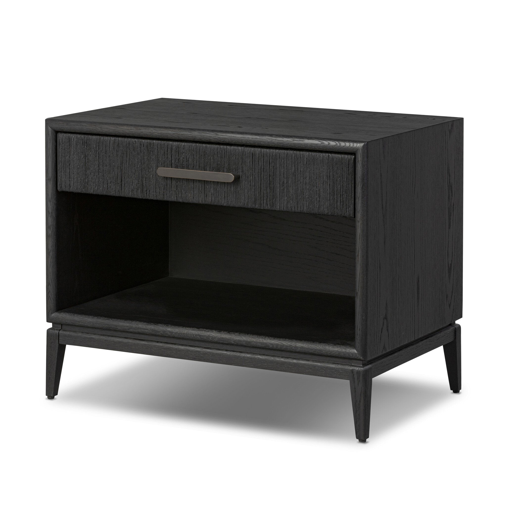 Rosenell Open Nightstand Nightstands Four Hands Black Oak Veneer , Black Friday Sale Four Hands Furniture Sale, Old Bones Co, Mid Century Furniture Sale, Four Hands Furniture, Black Friday Sale Rosenell Open Nightstand,Gus Sale, Perigold Rosenell Open Nightstand Nightstands Black Friday Sale , Perigold Sale Rosenell Open Nightstand,Rosenell Open Nightstand Lulu and Georgia, Burke Decor Sale Rosenell Open Nightstand, www.oldbonesco.com