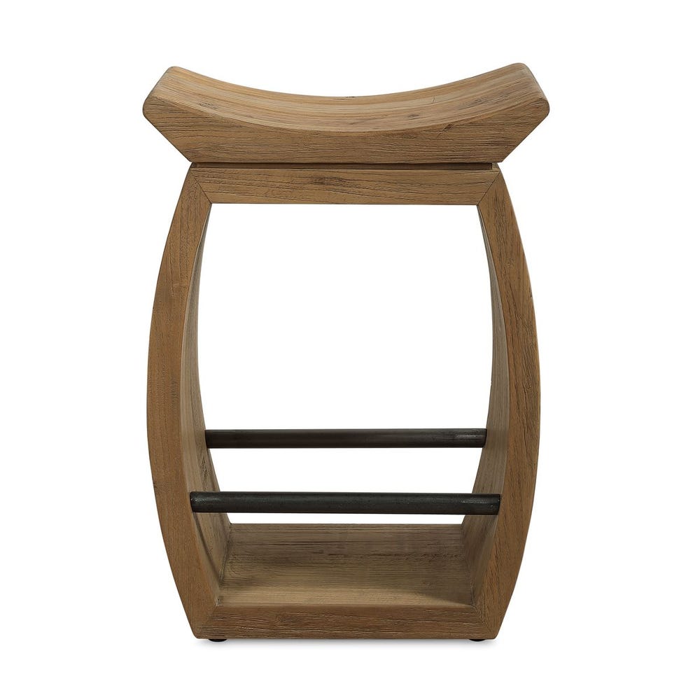 Uttermost Connor Modern Wood Counter Stool
