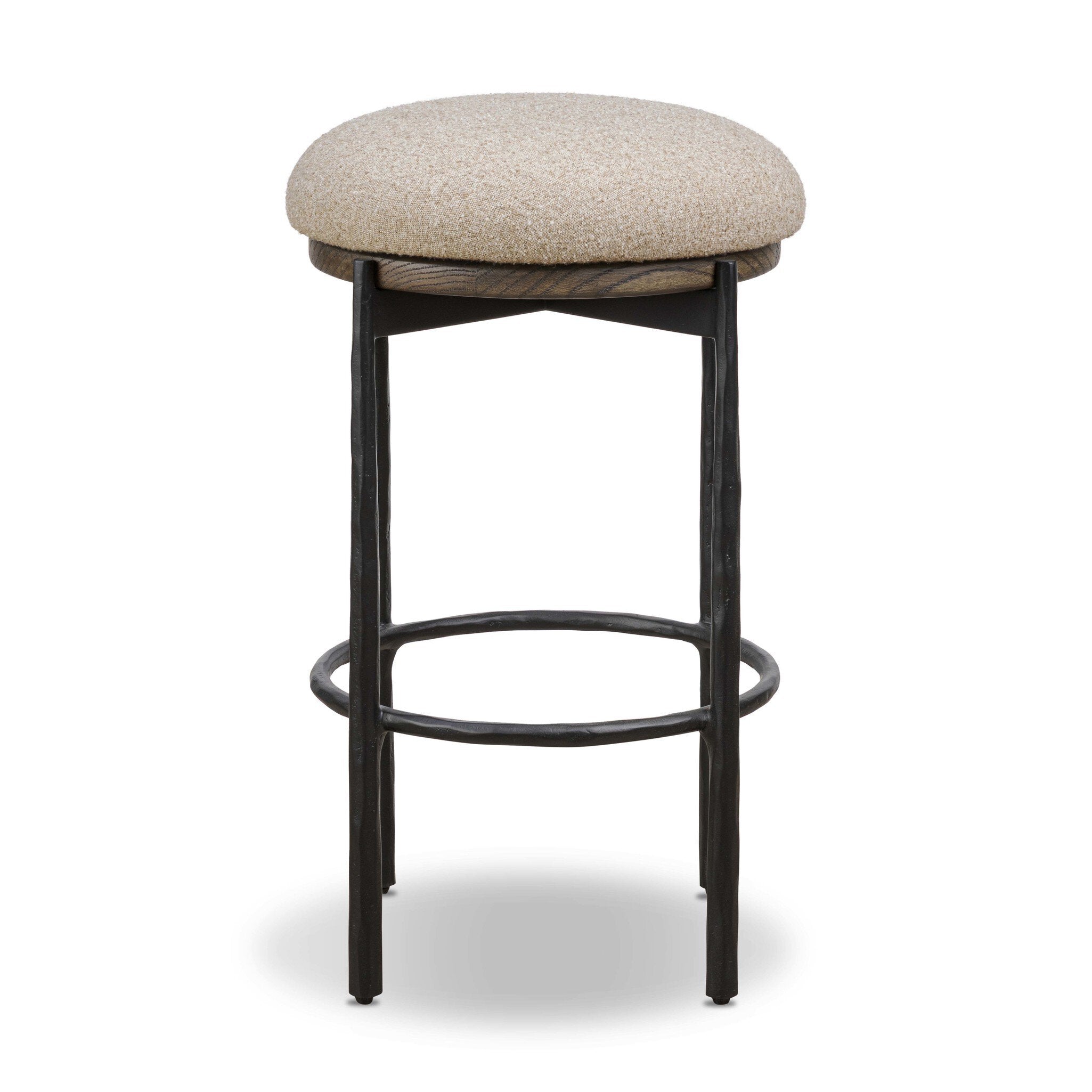 Cofer Swivel Bar + Counter Stool - Weslie Flax
