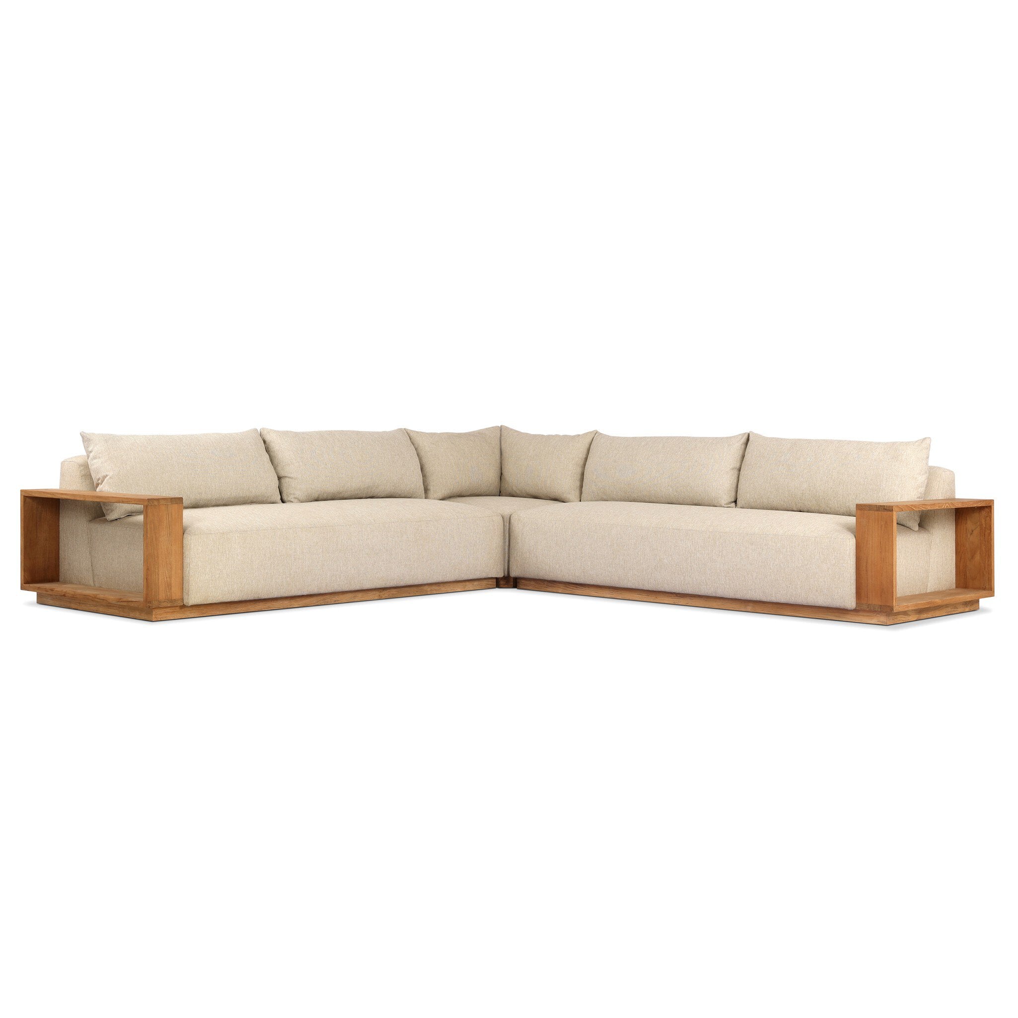 Branford Outdoor 3-Piece Sectional
