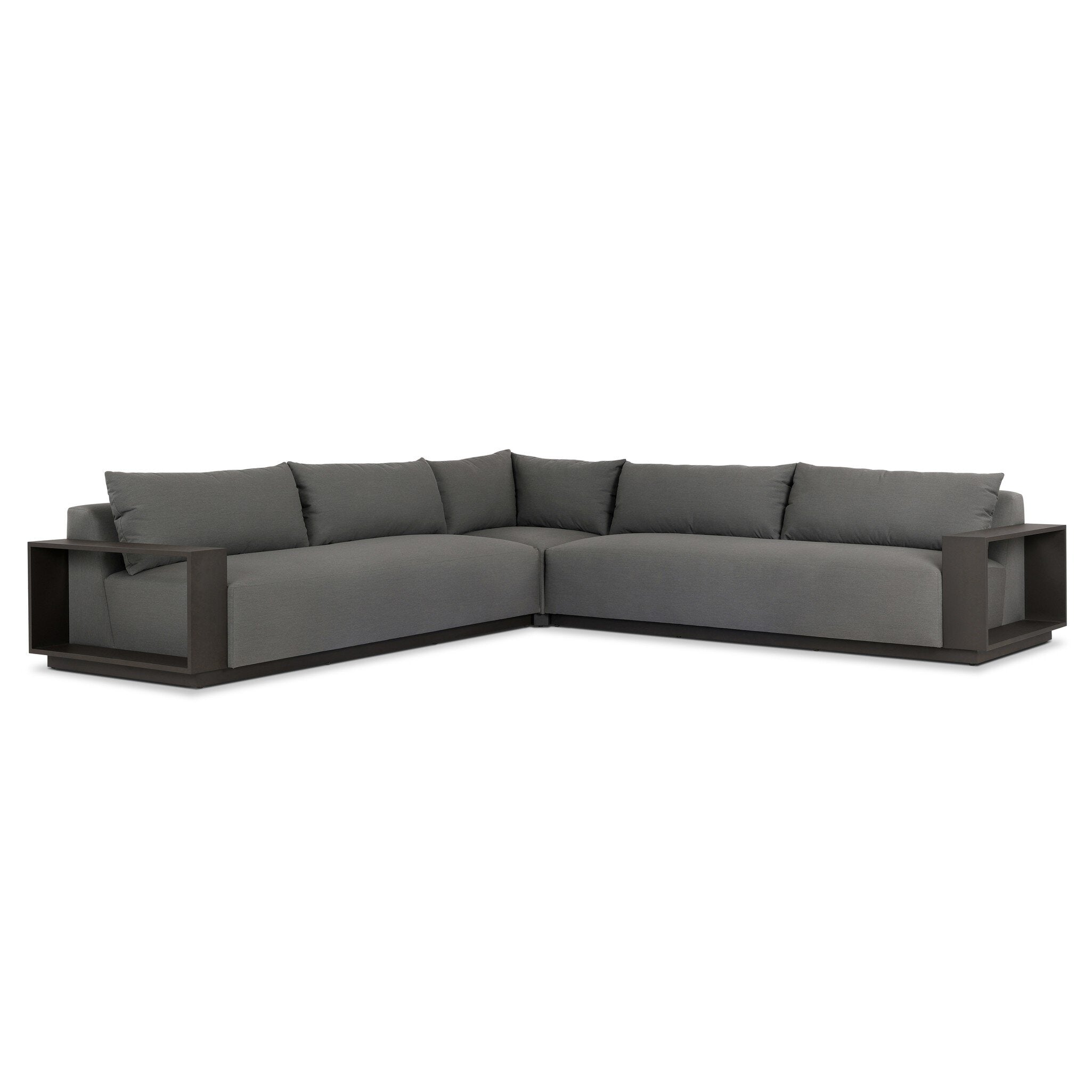 Branford Outdoor Metal 3-Piece Sectional